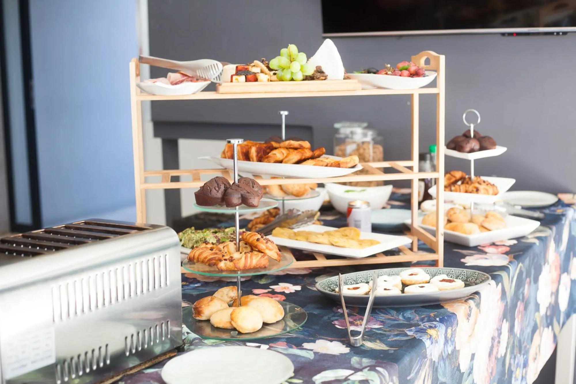 Buffet breakfast in North Star Micro Hotel