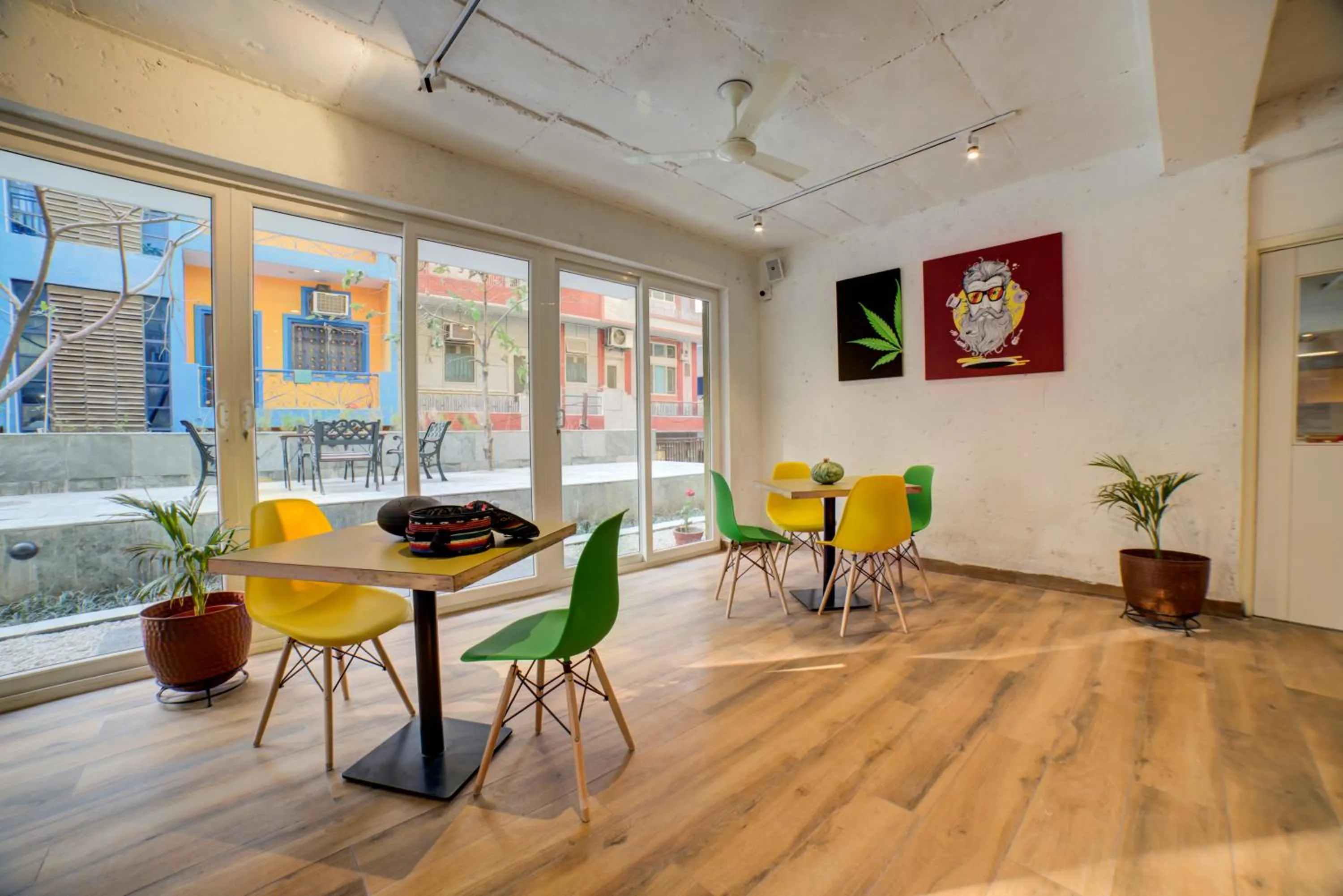 Seating area in Bedzzz Rishikesh by Leisure Hotels