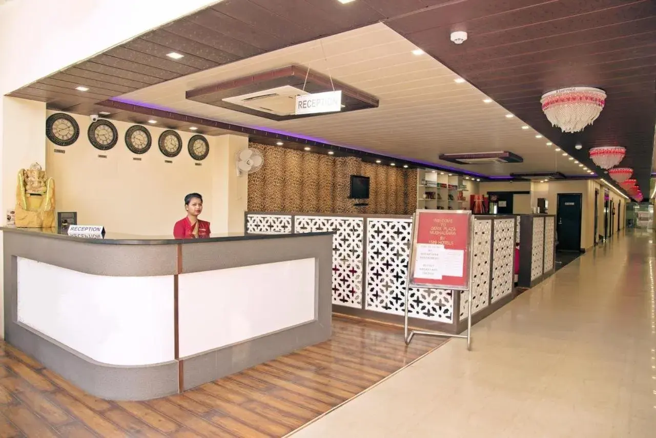 Lobby or reception in Spring Sky Mughalsarai By ShriGo Hotels Lobby or reception in Spring Sky Mughalsarai By ShriGo Hotels