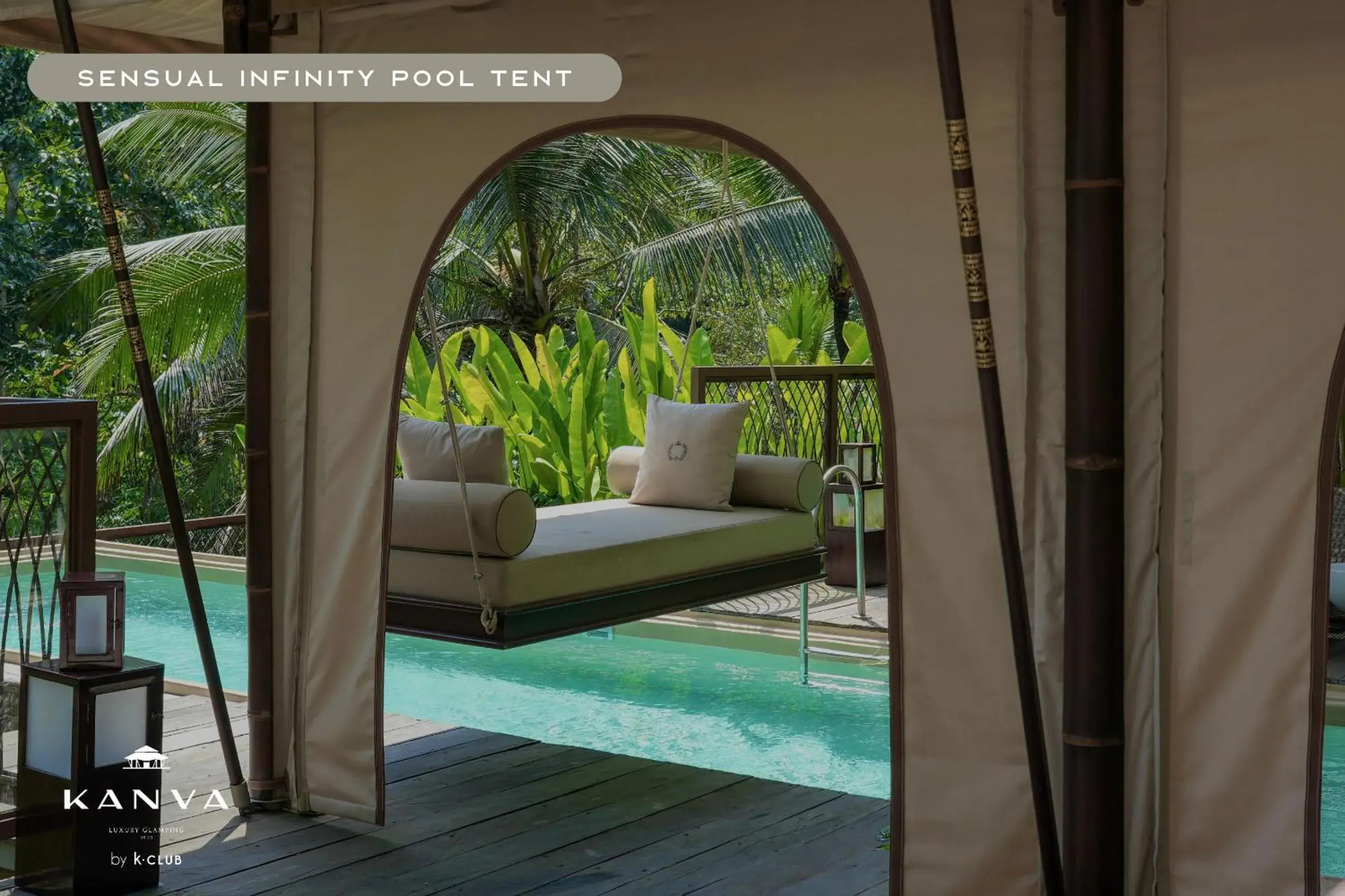 Pool view in K Club Ubud Pool view in K Club Ubud