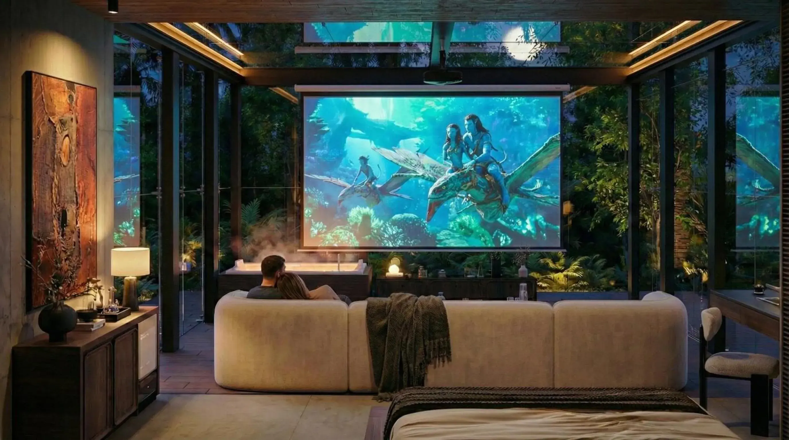 Living room in K Club Ubud Living room in K Club Ubud