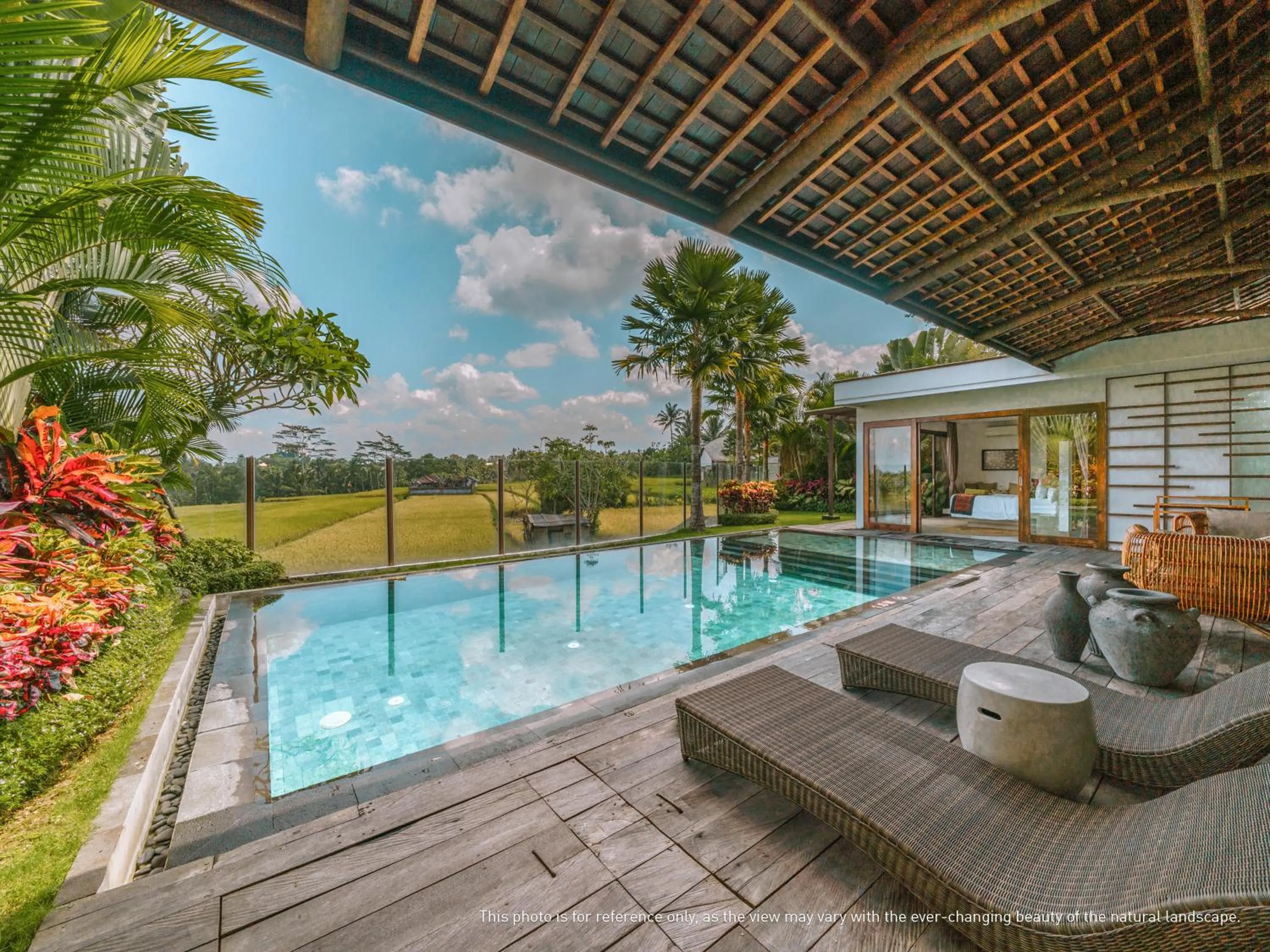 Two-Bedroom Luxury Pool Villa Paddy View in K Club Ubud