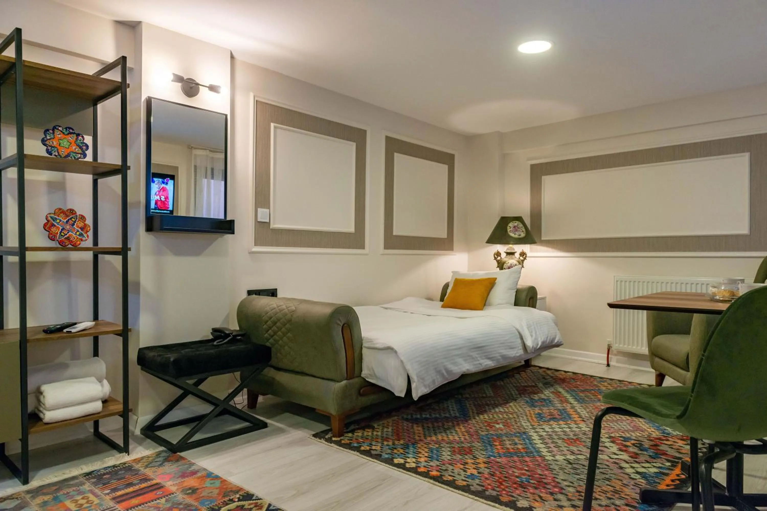 Bed in BLUE MARMARA SUITES