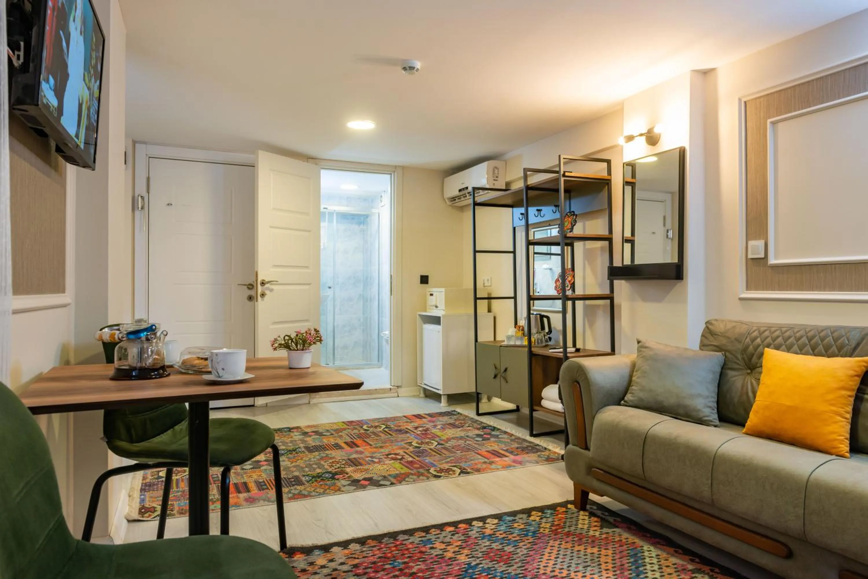 Seating area in BLUE MARMARA SUITES