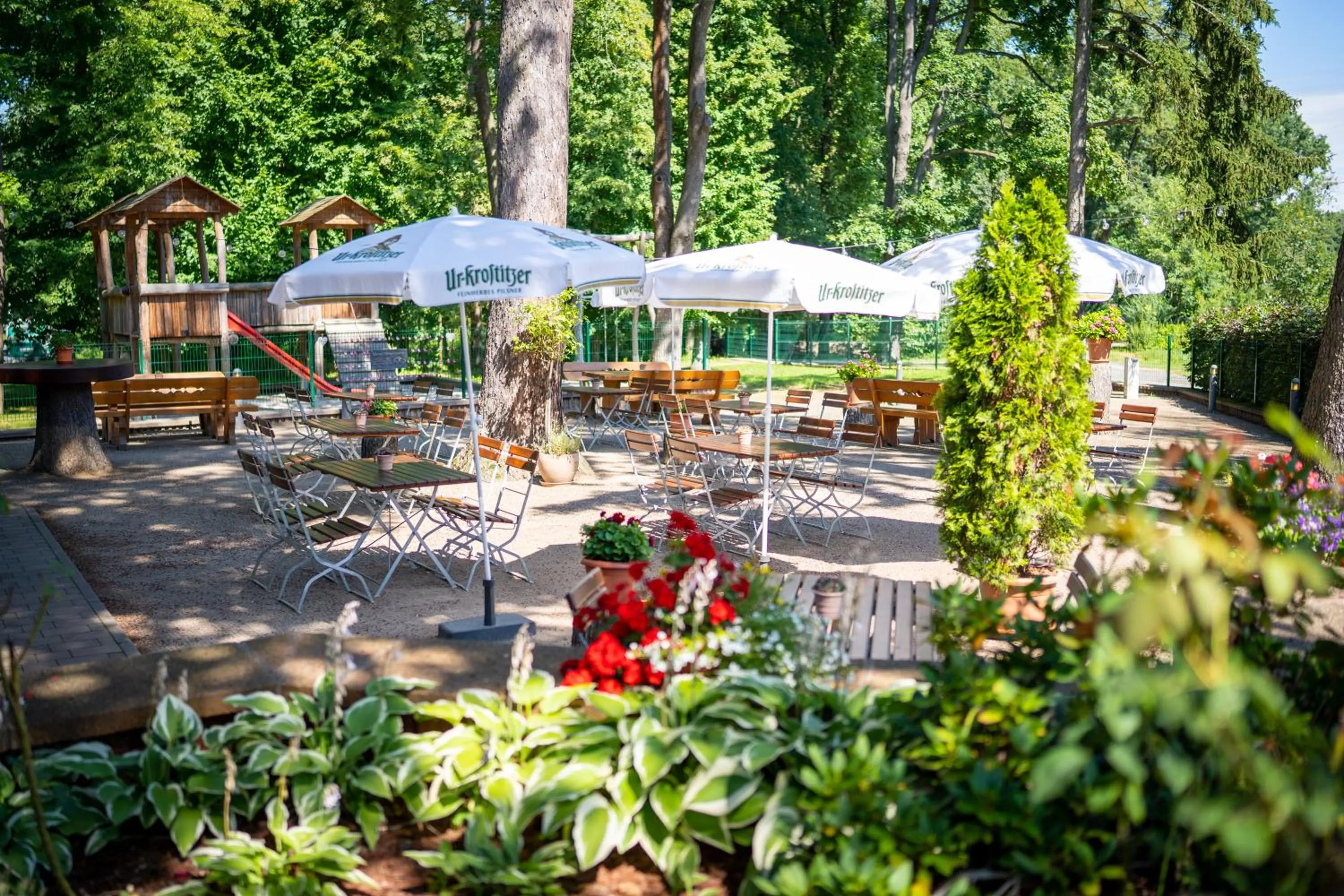 Garden in Hotel Zur Waldhufe