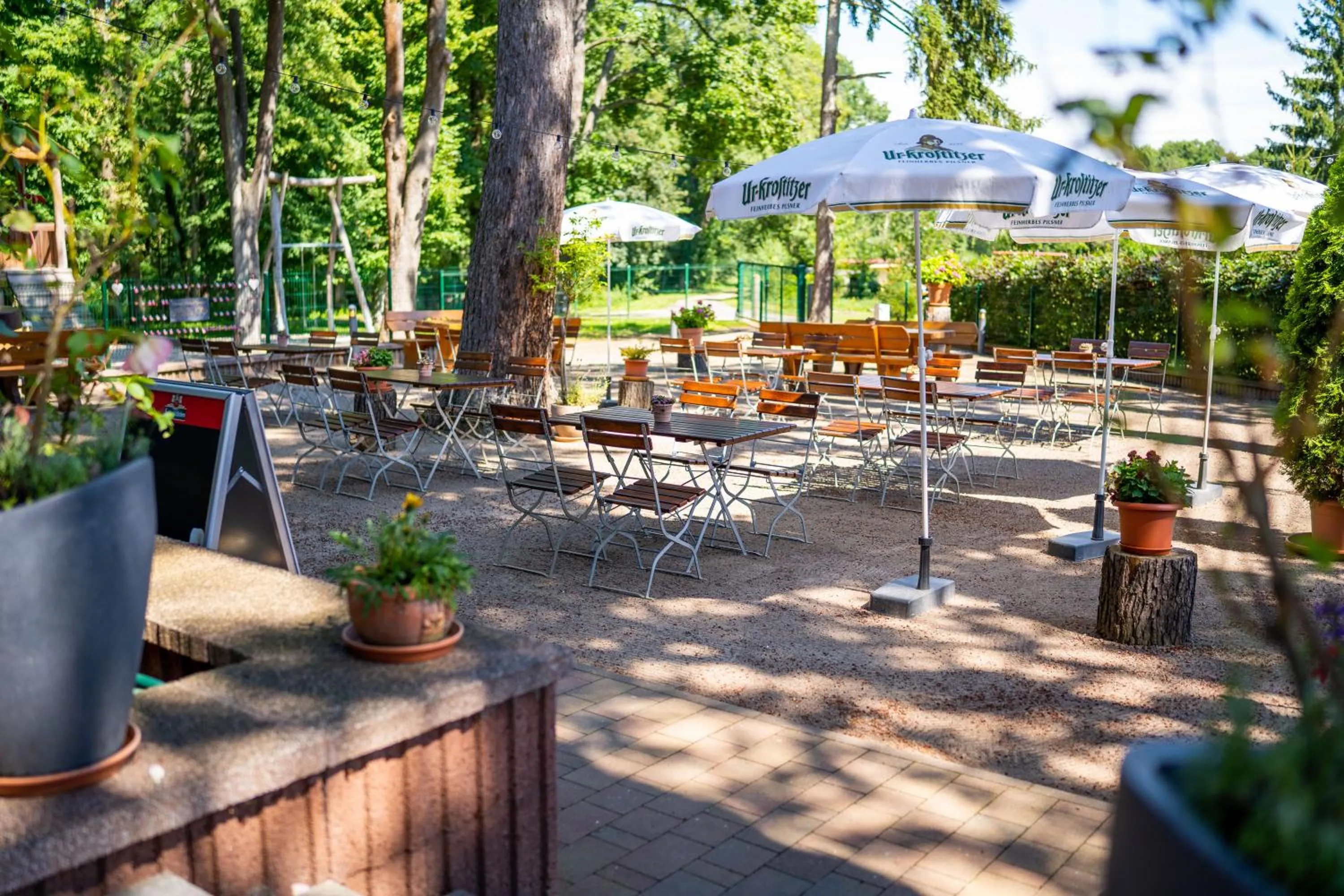 Garden in Hotel Zur Waldhufe