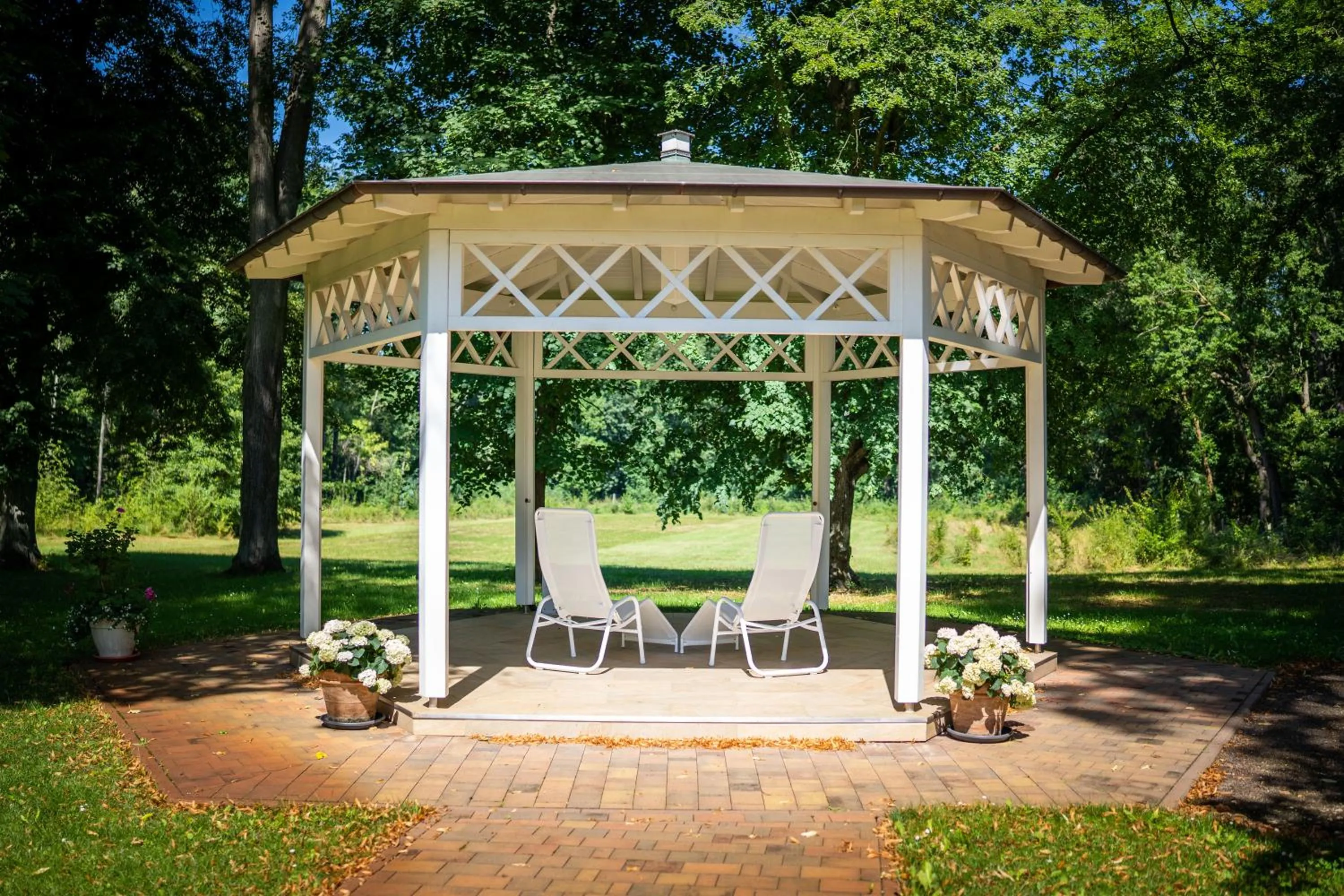 Garden in Hotel Zur Waldhufe