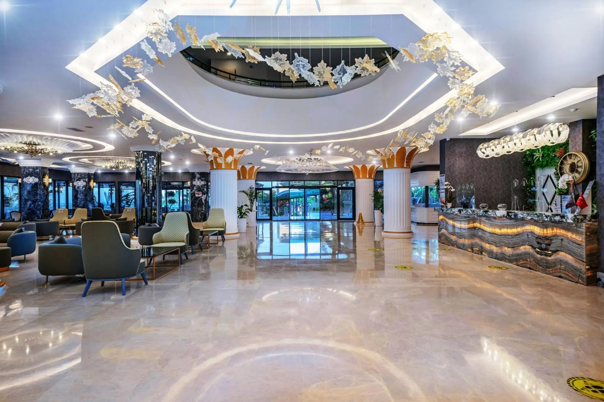 Lobby or reception in ARIA RESORT & SPA HOTEL Ultra All Inclusive