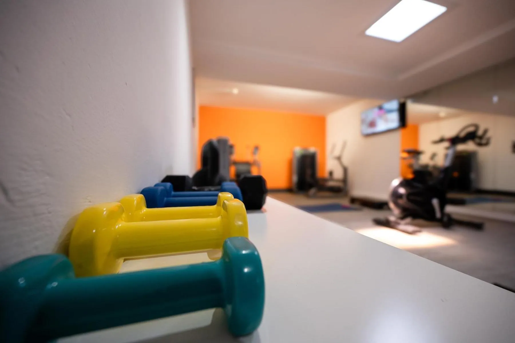 Fitness centre/facilities in Nemea Appart Hotel Paris Levallois