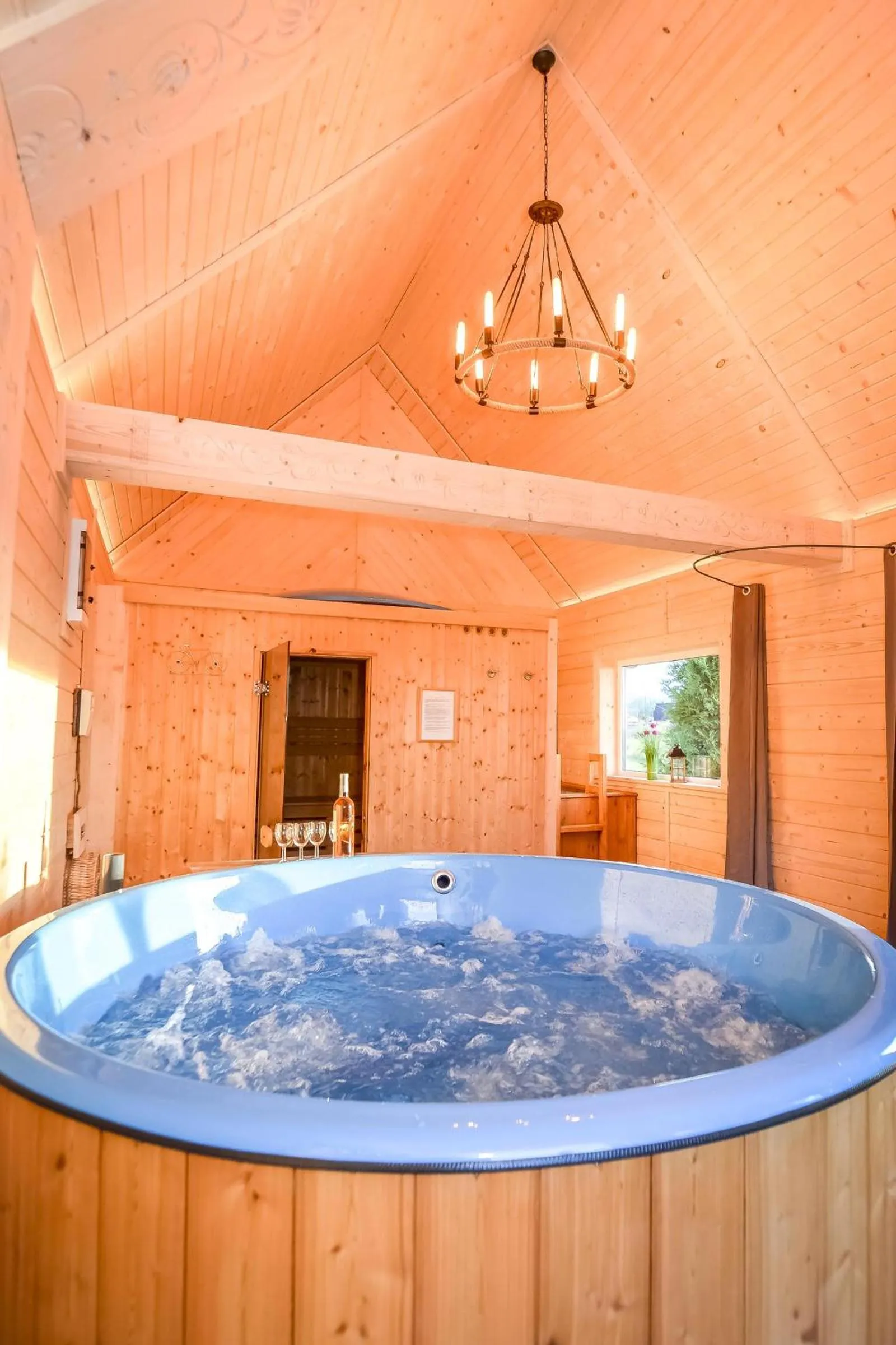 Hot Tub in Ośrodek Wypoczynkowy Bernadetta