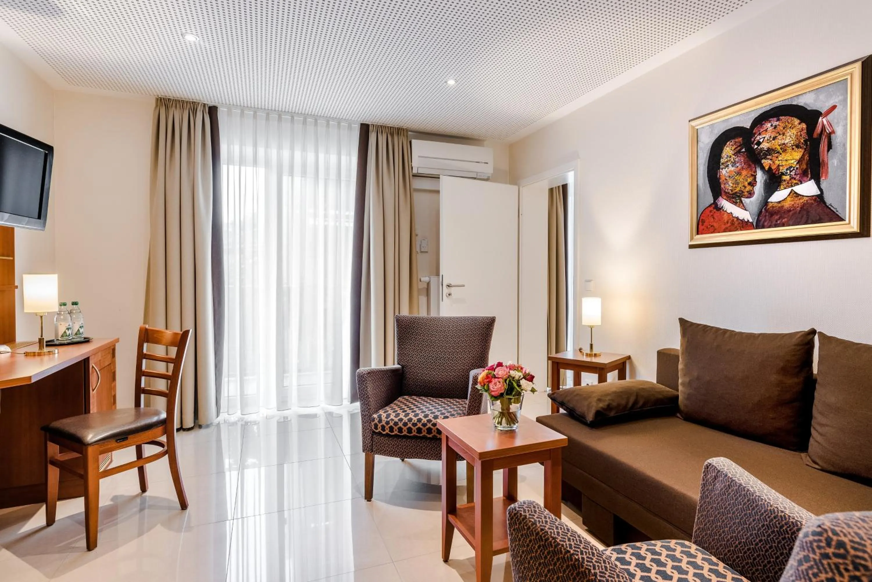 Living room in Wellness- und Gartenhotel Heusser