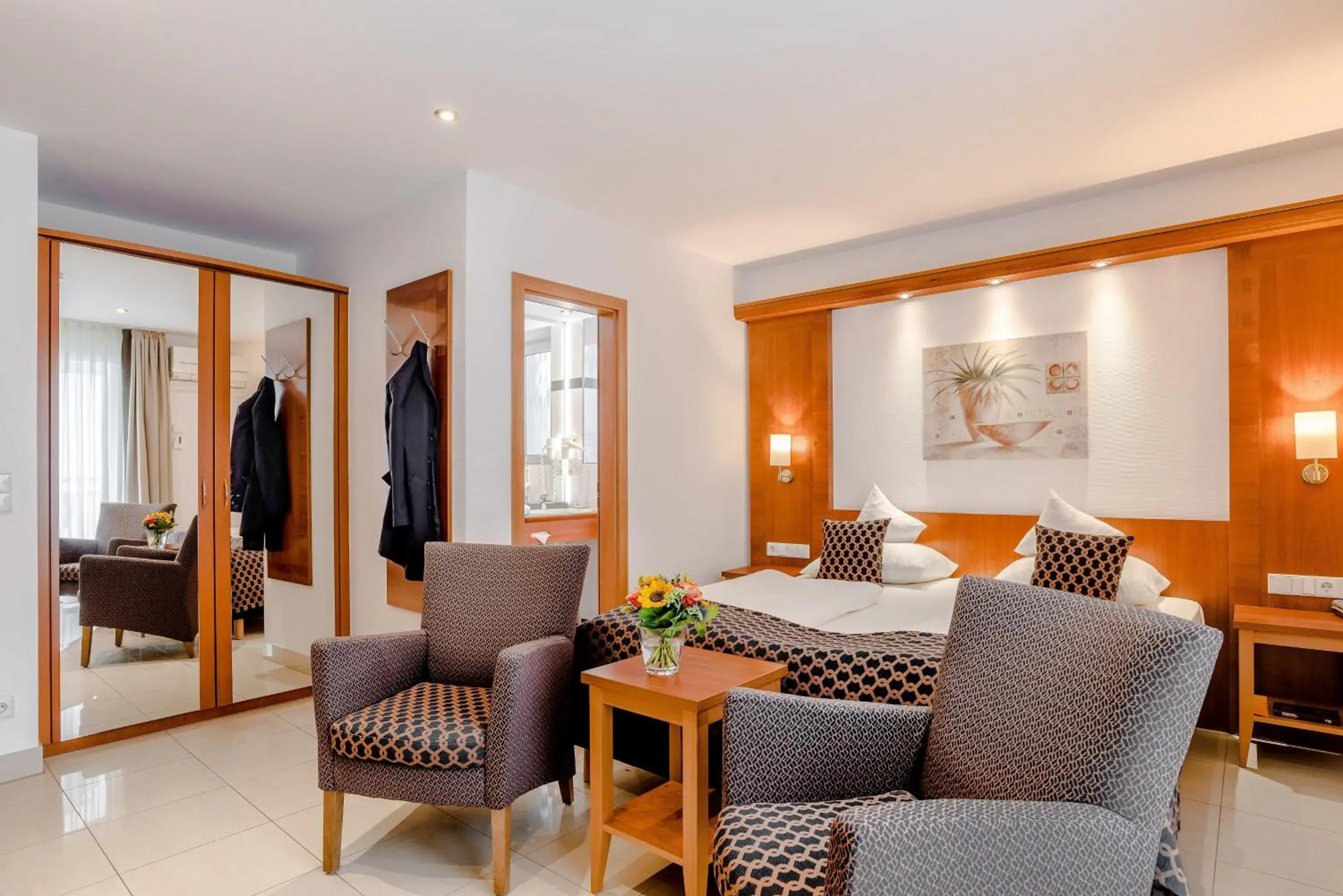 Double Room facing Garden - single occupancy in Wellness- und Gartenhotel Heusser Double Room facing Garden - single occupancy in Wellness- und Gartenhotel Heusser