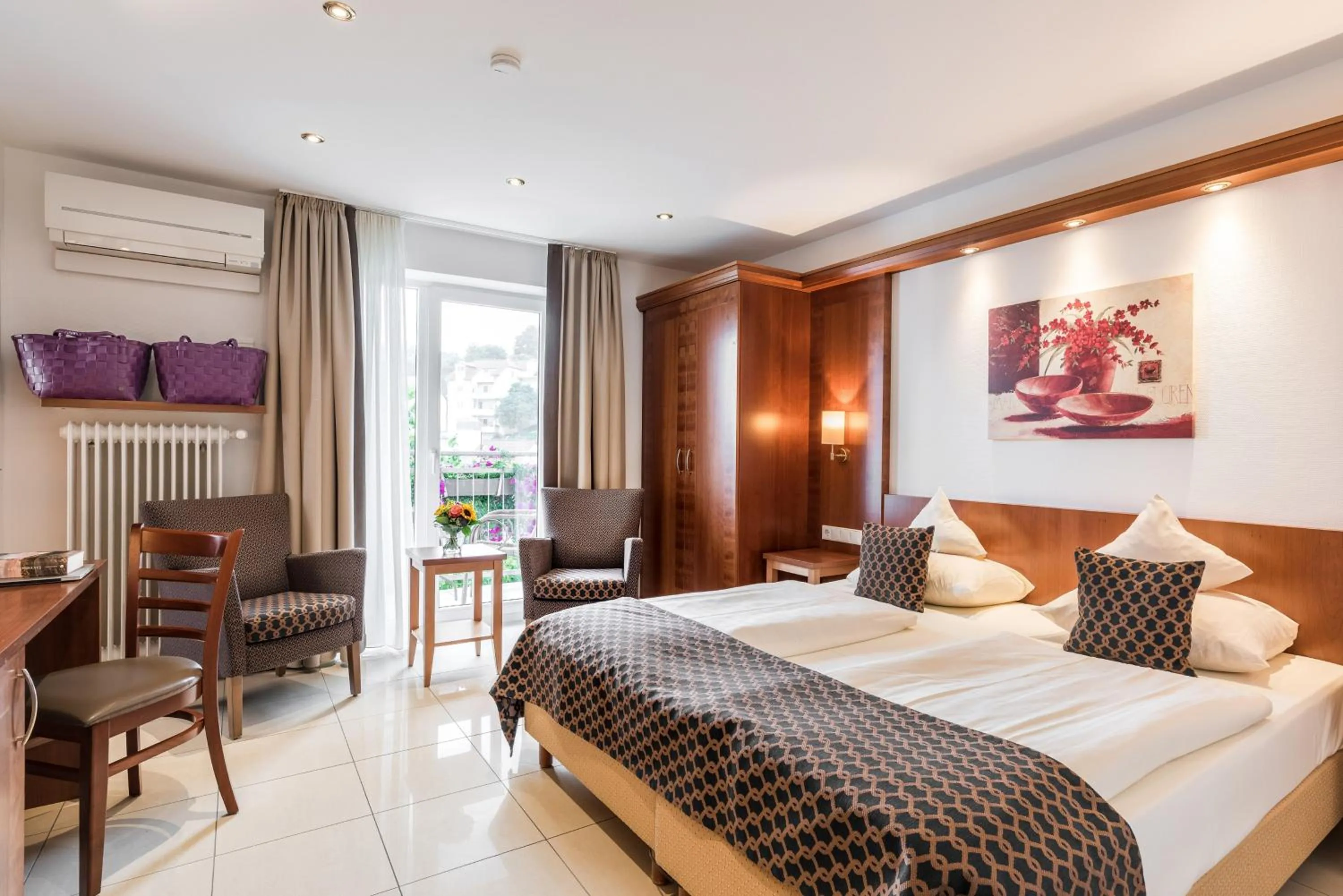 Bed in Wellness- und Gartenhotel Heusser