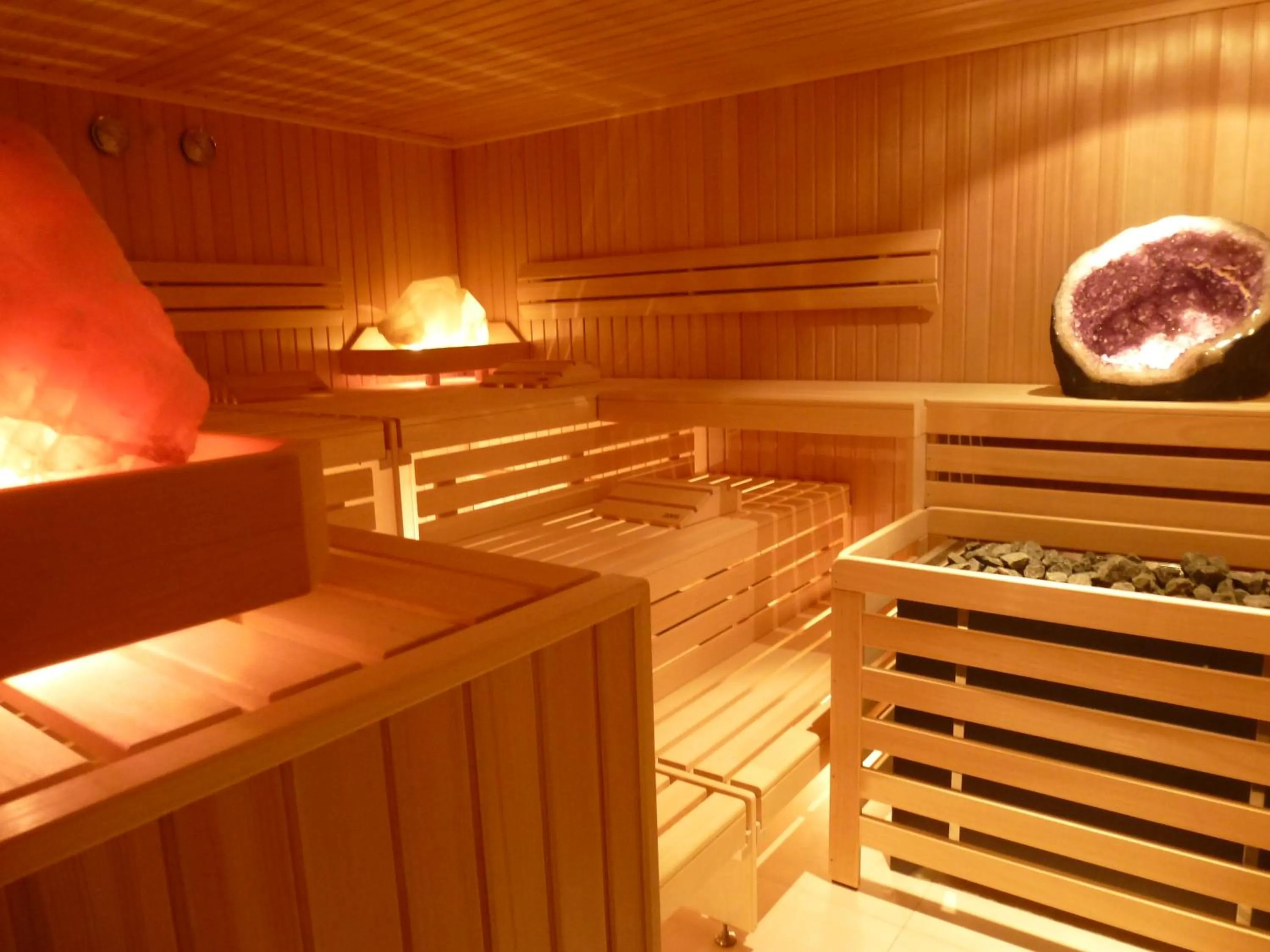 Sauna in Wellness- und Gartenhotel Heusser