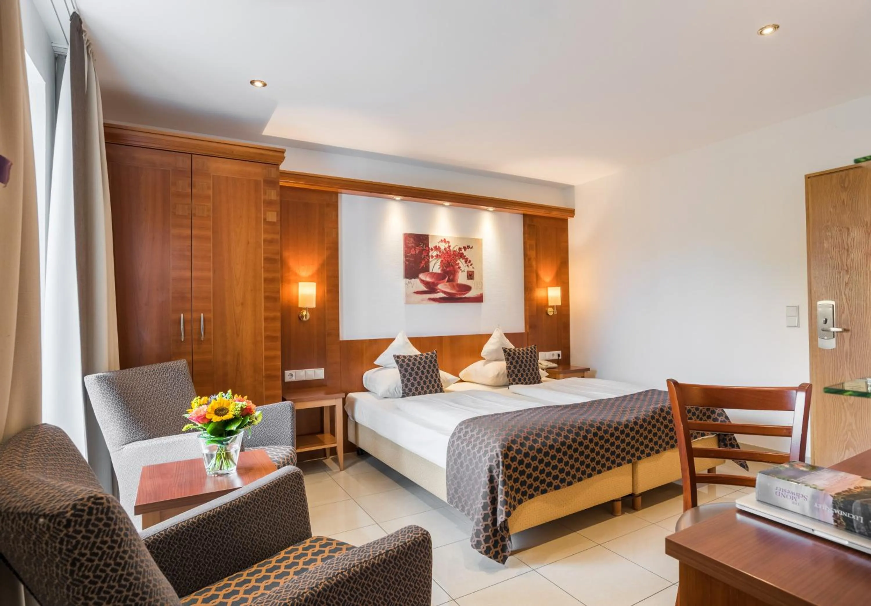 Bed in Wellness- und Gartenhotel Heusser