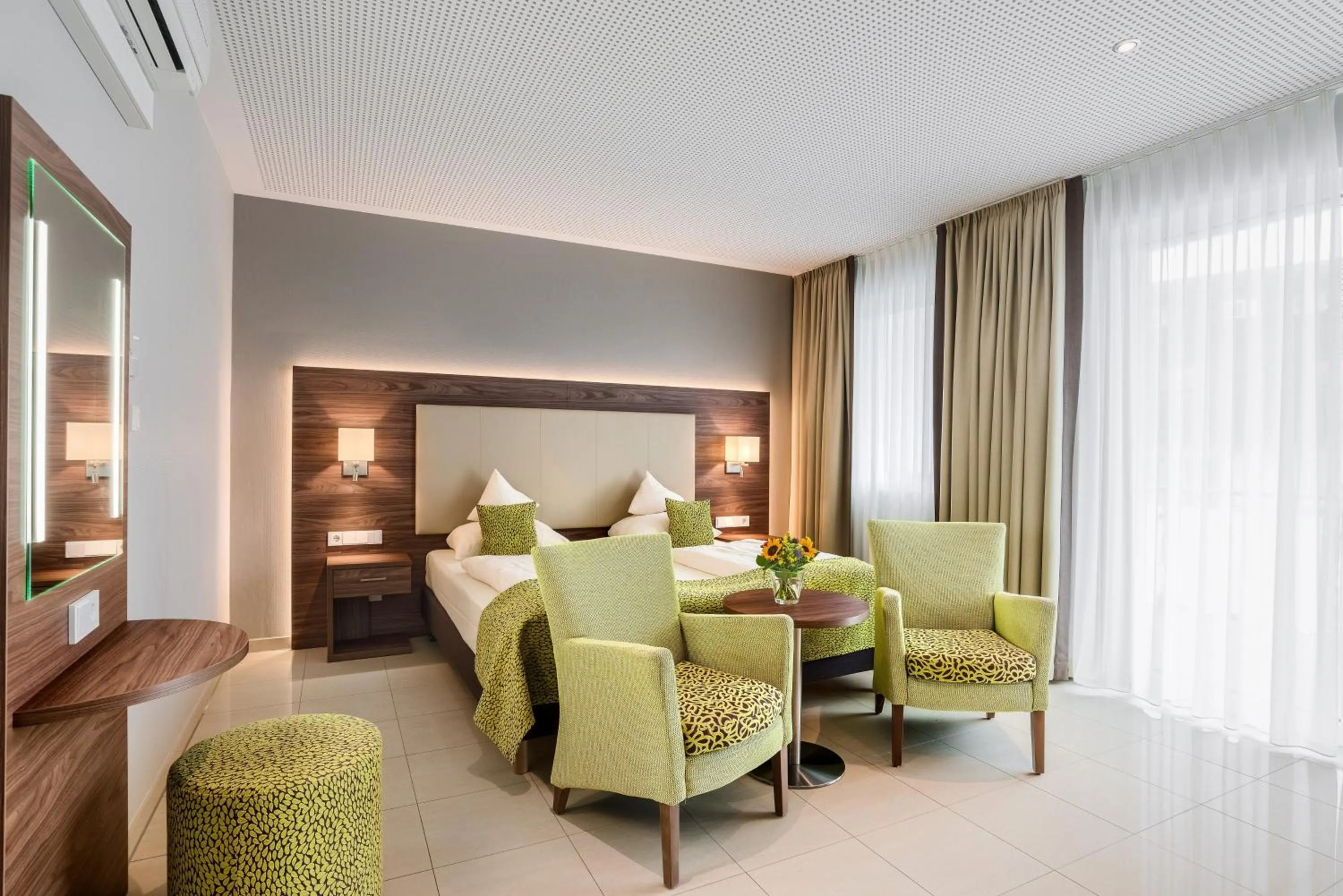 Bed in Wellness- und Gartenhotel Heusser