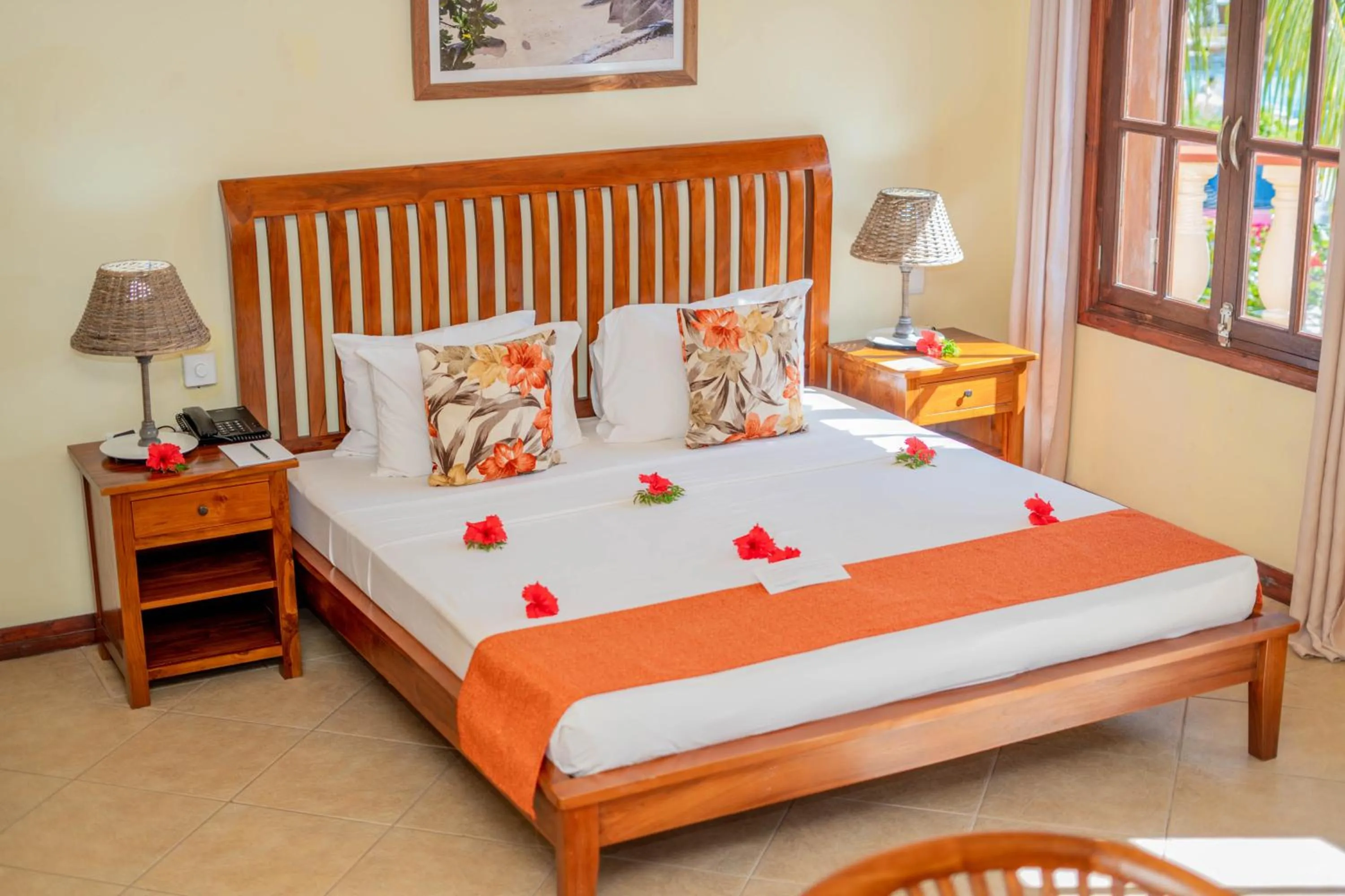 Bed in Castello Beach Hotel