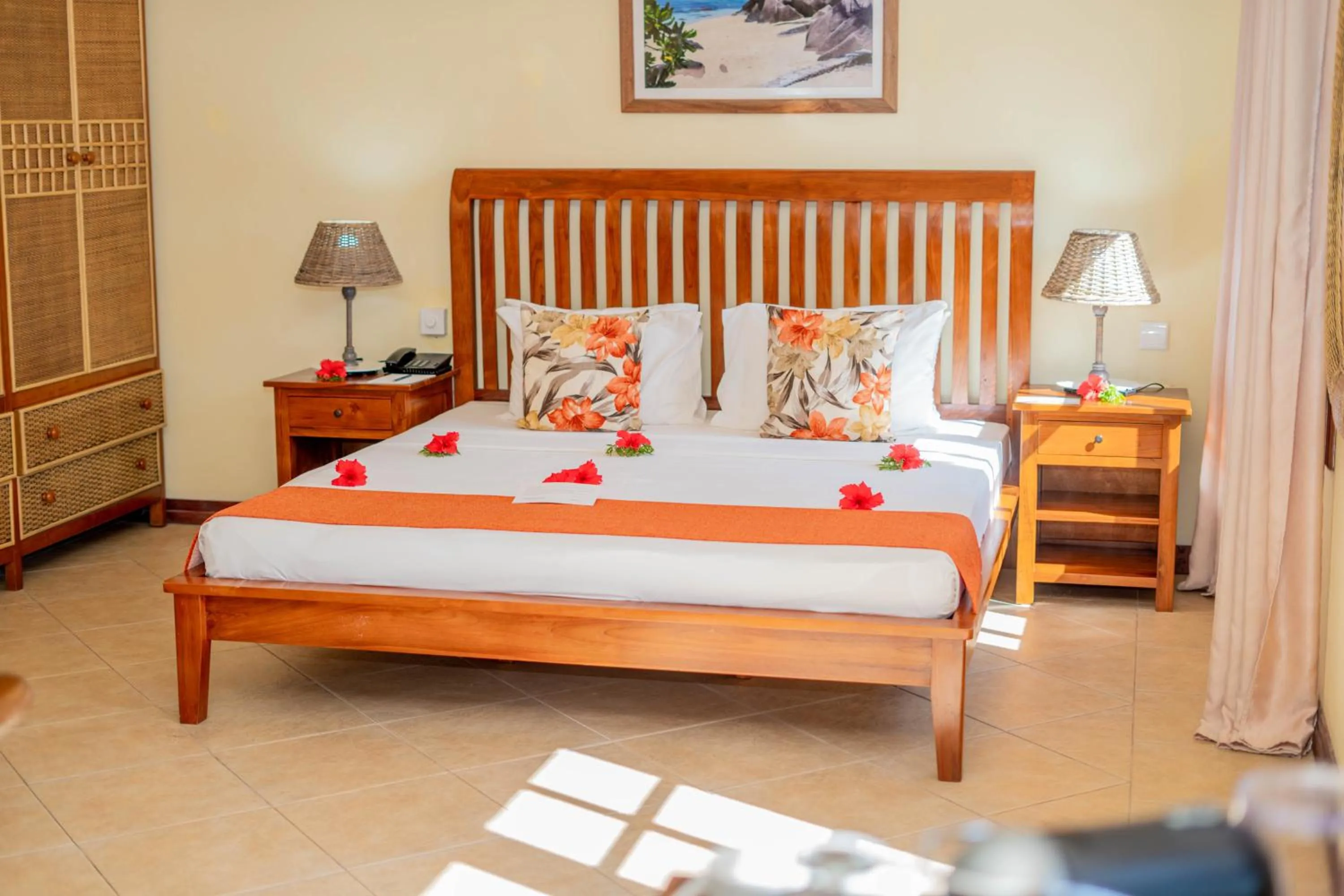 Bed in Castello Beach Hotel