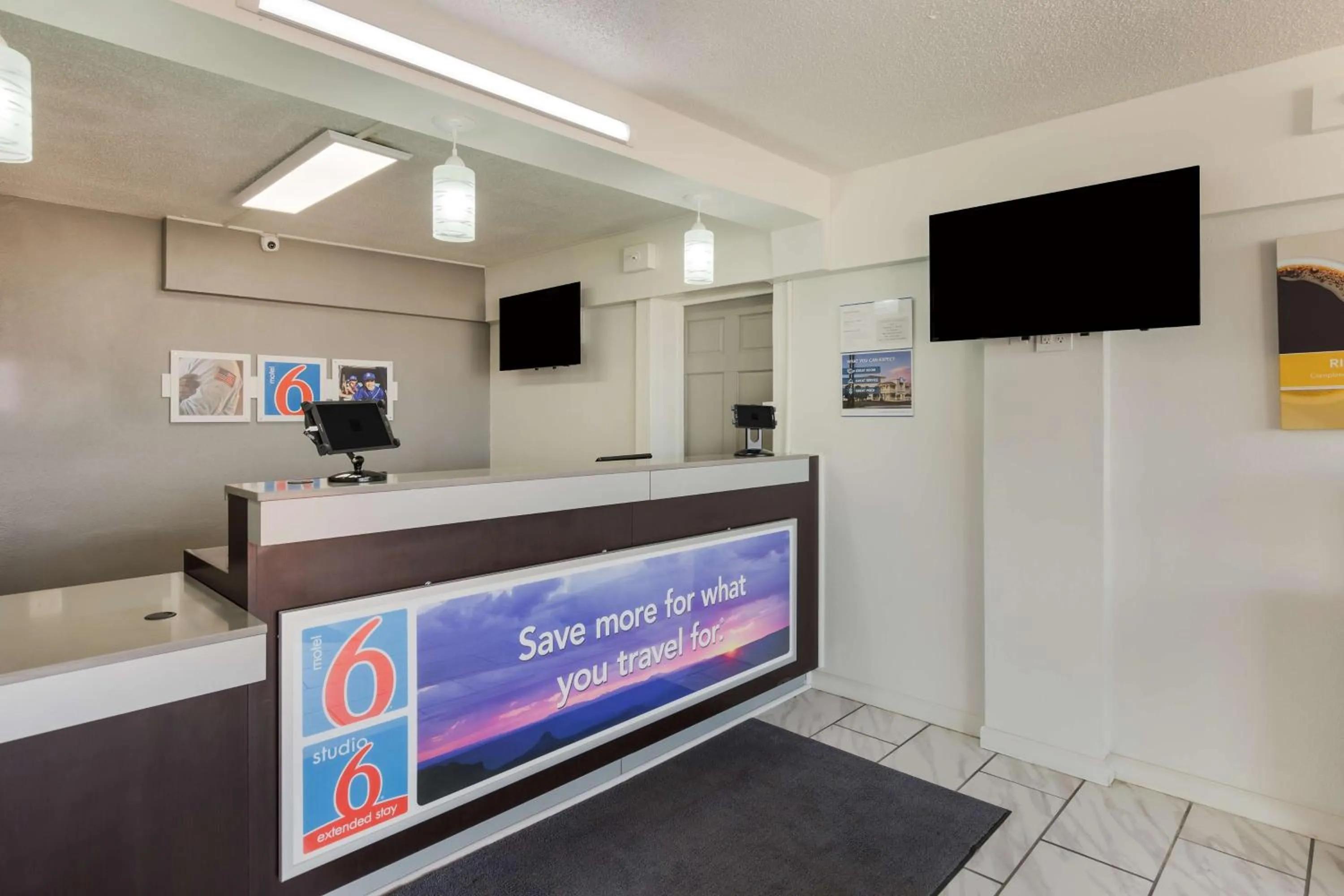 Lobby or reception in Motel 6-Temple, TX