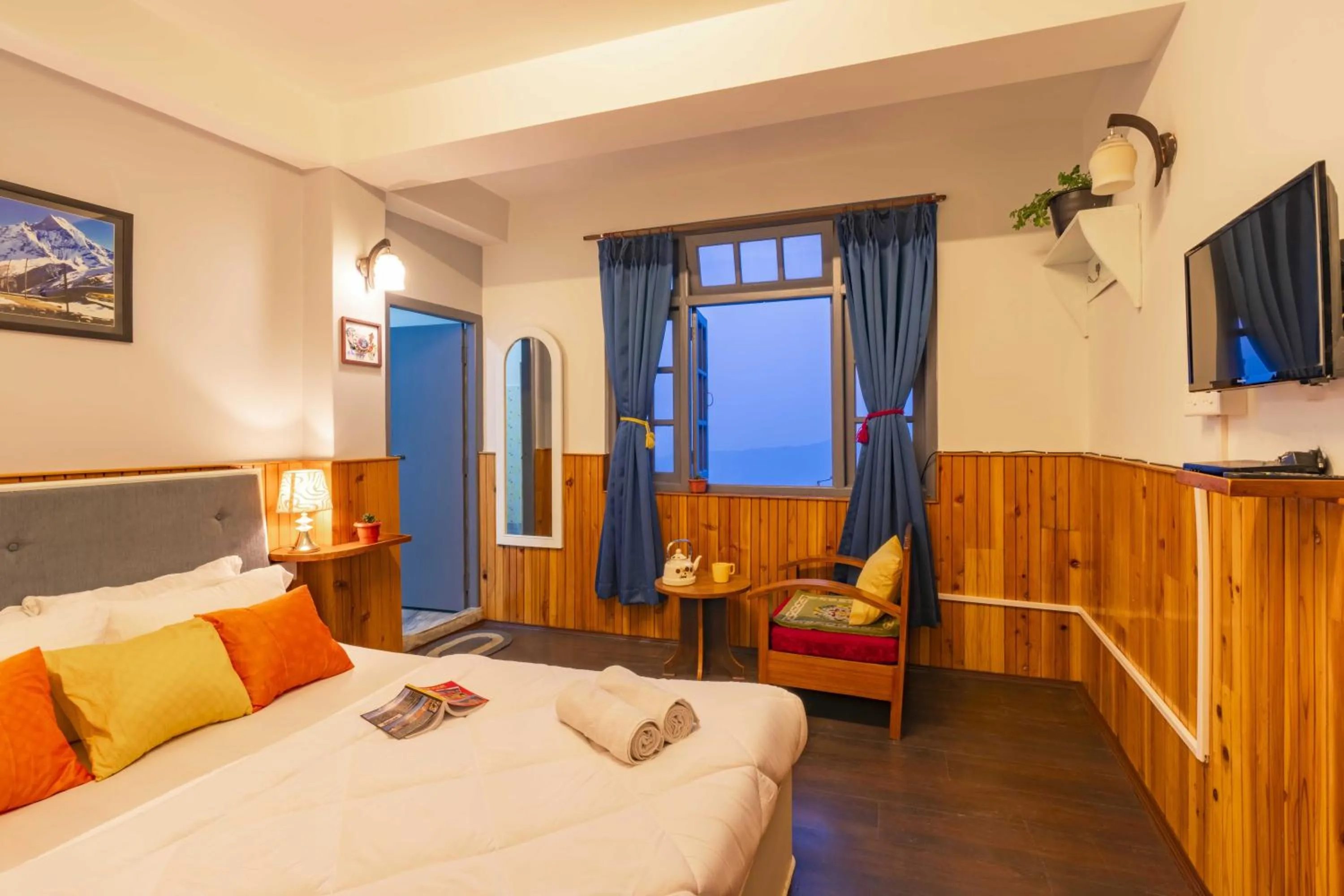 Bed in Zostel Gangtok