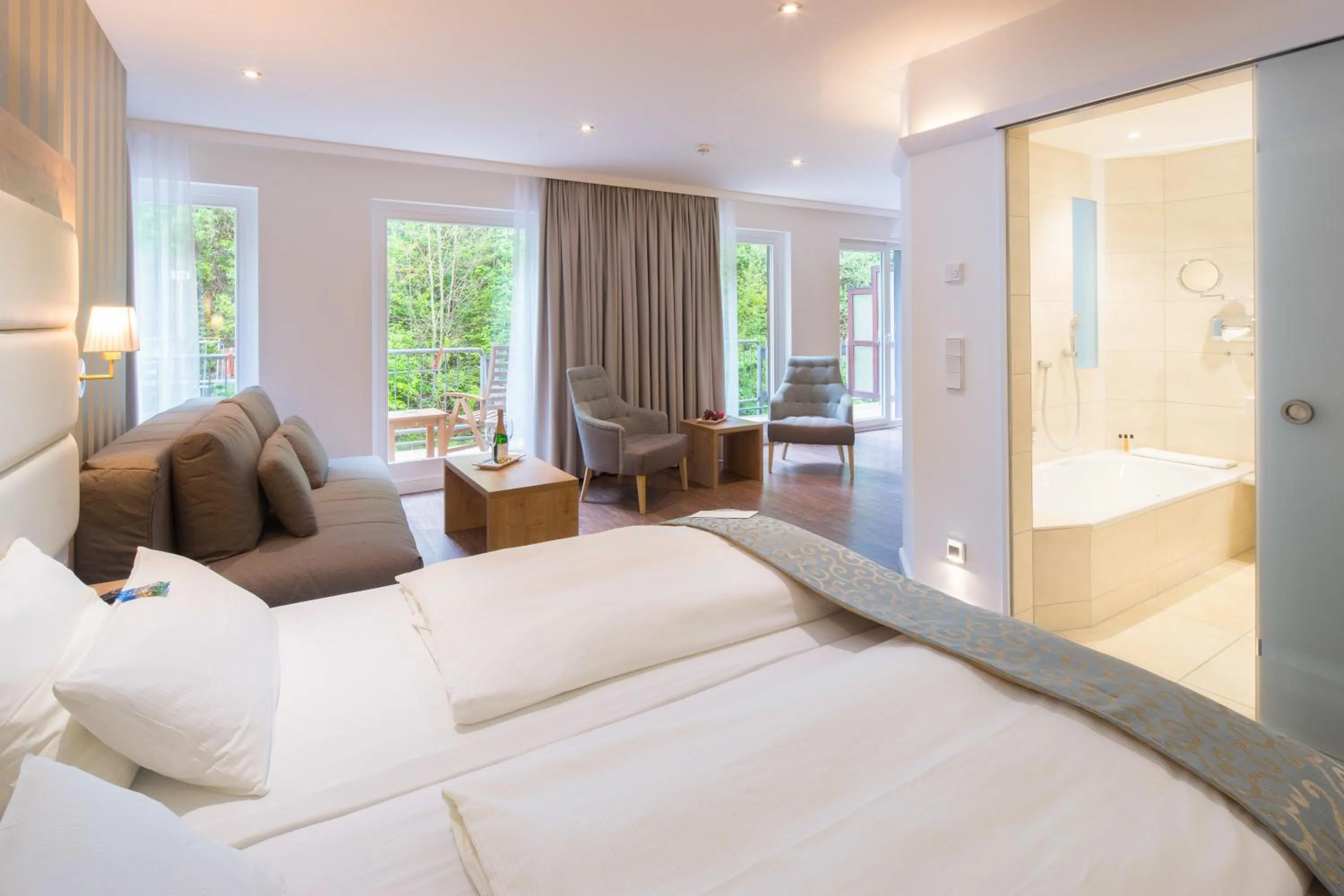 Mountain view, Bed in Marburger Hof