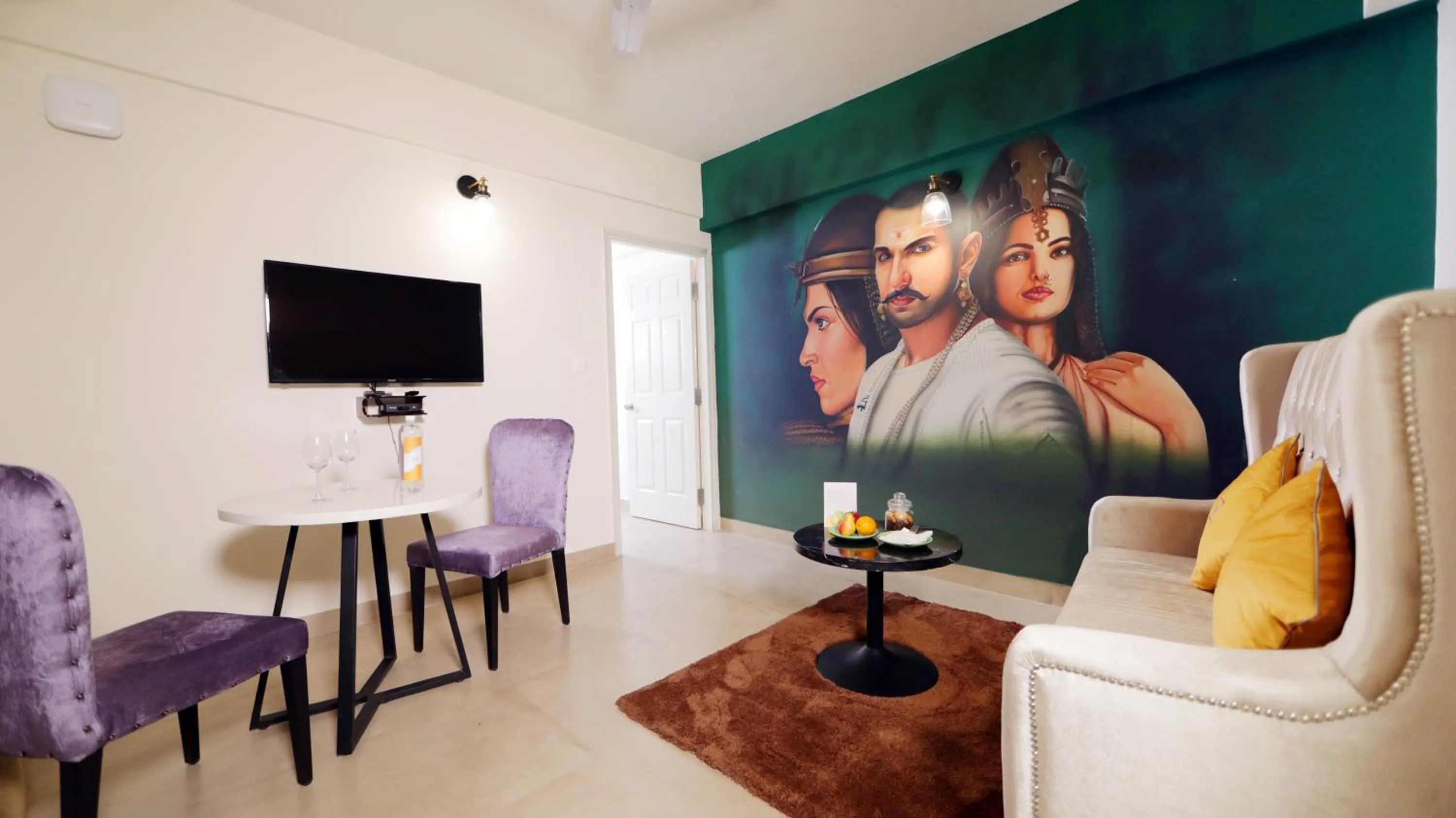 Living room in The Altruist Hotel Whitefield