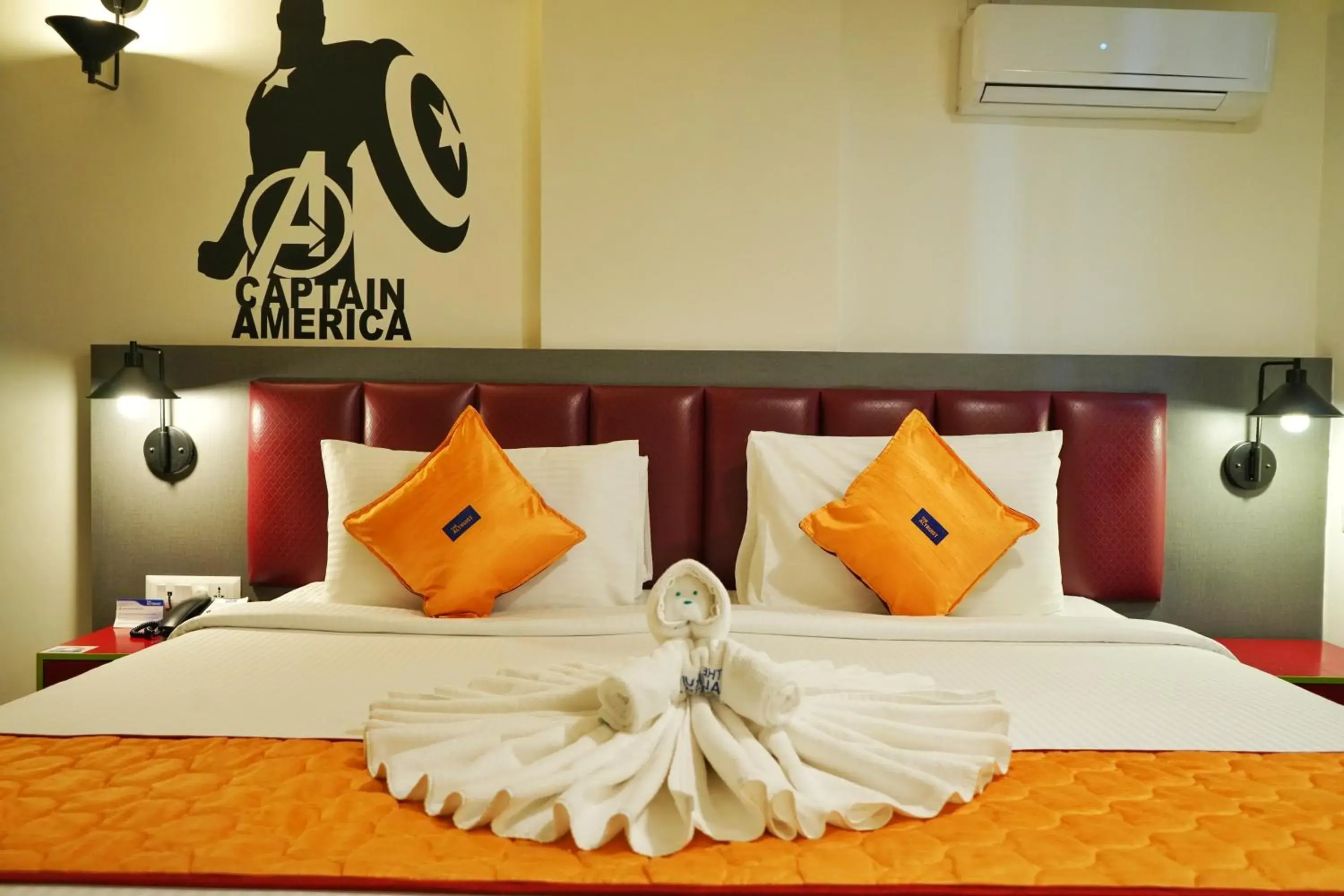 Bed in The Altruist Hotel Whitefield Bed in The Altruist Hotel Whitefield