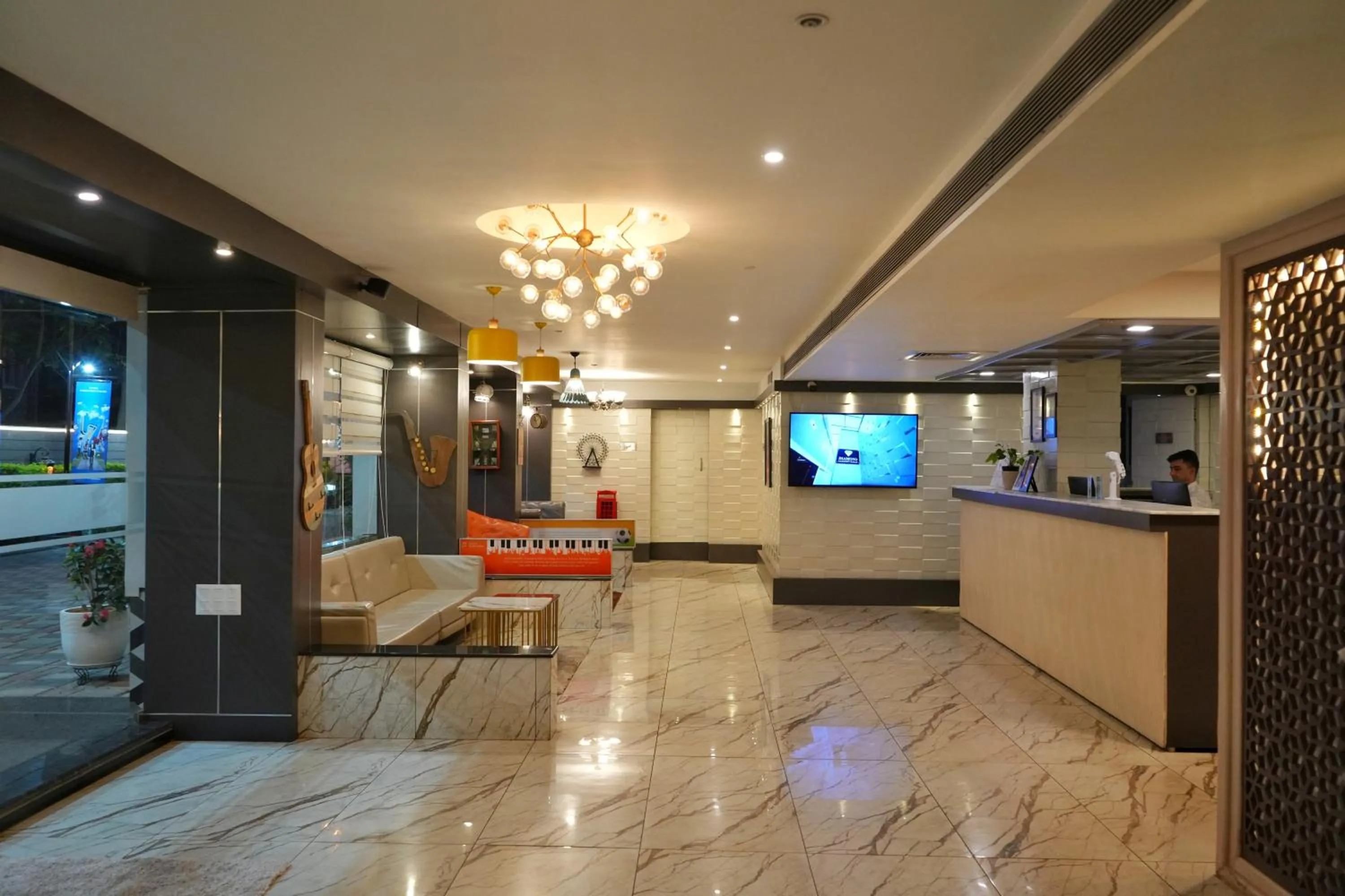 Lobby or reception in The Altruist Hotel Whitefield