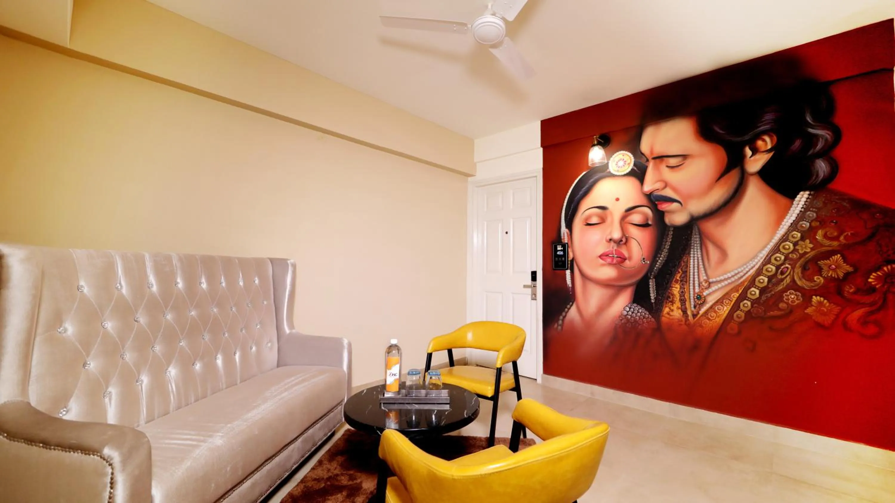 Seating area in The Altruist Hotel Whitefield