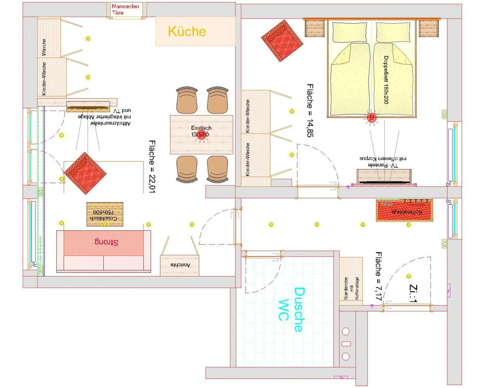 Decorative detail in Gästehaus Boersch