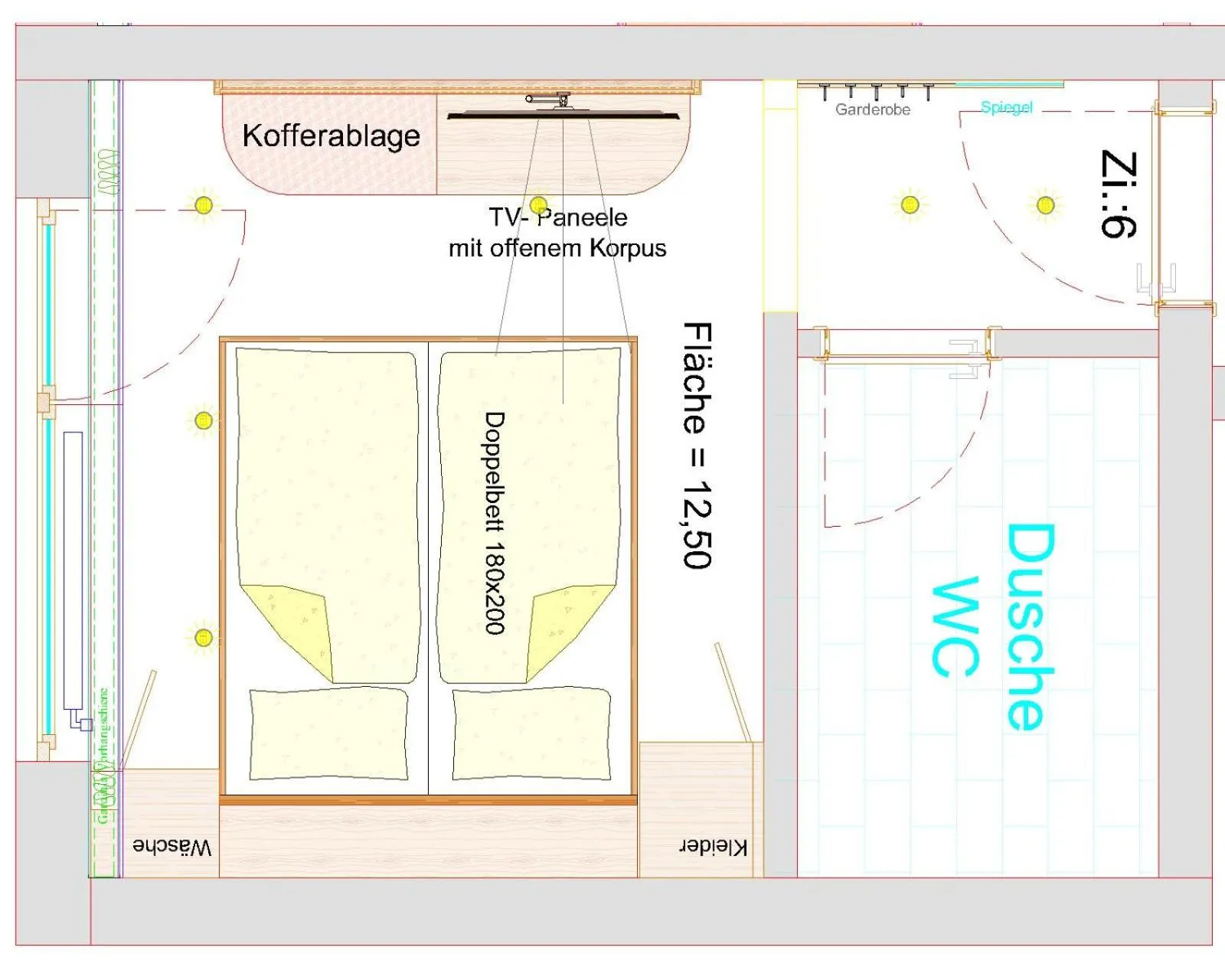 Decorative detail in Gästehaus Boersch