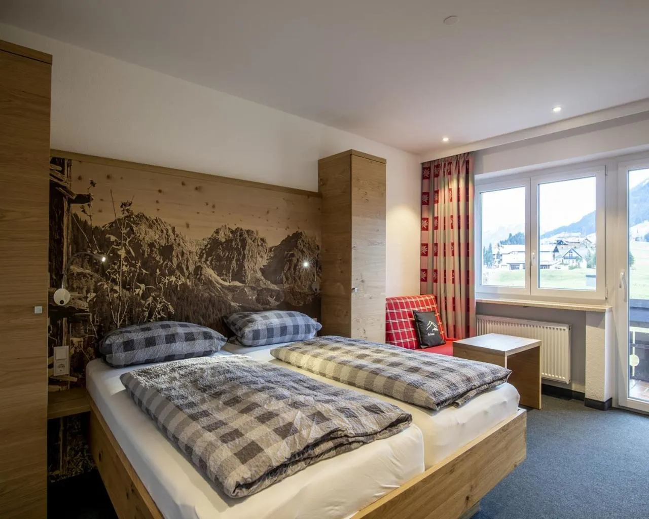 Decorative detail, Bed in Gästehaus Boersch