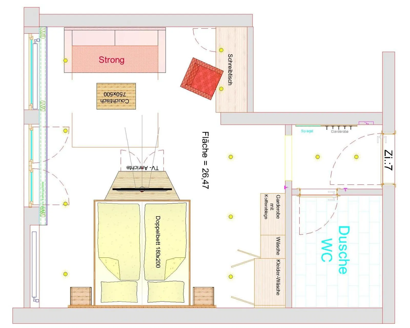 Decorative detail in Gästehaus Boersch