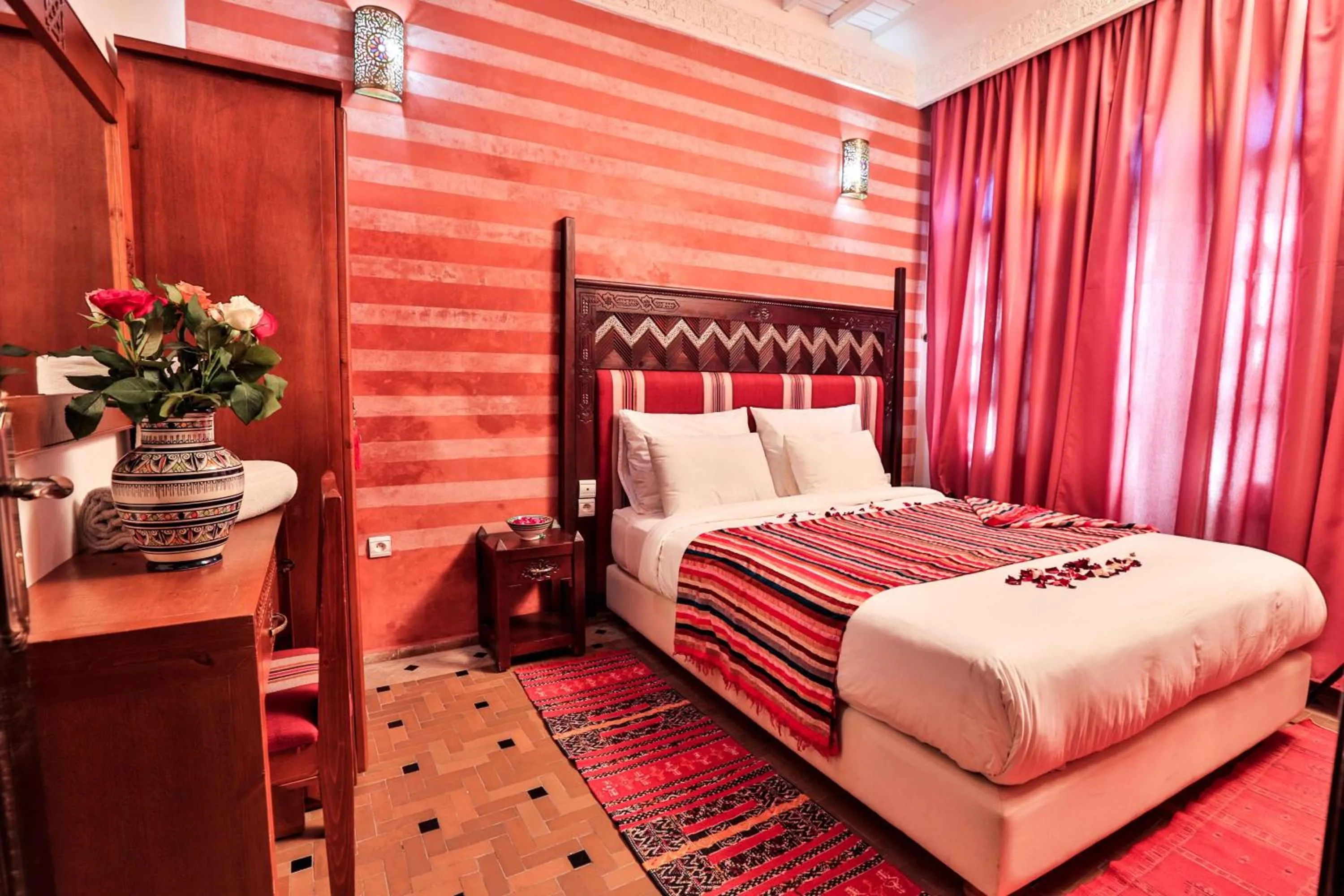 Bed in Riad Nakhla