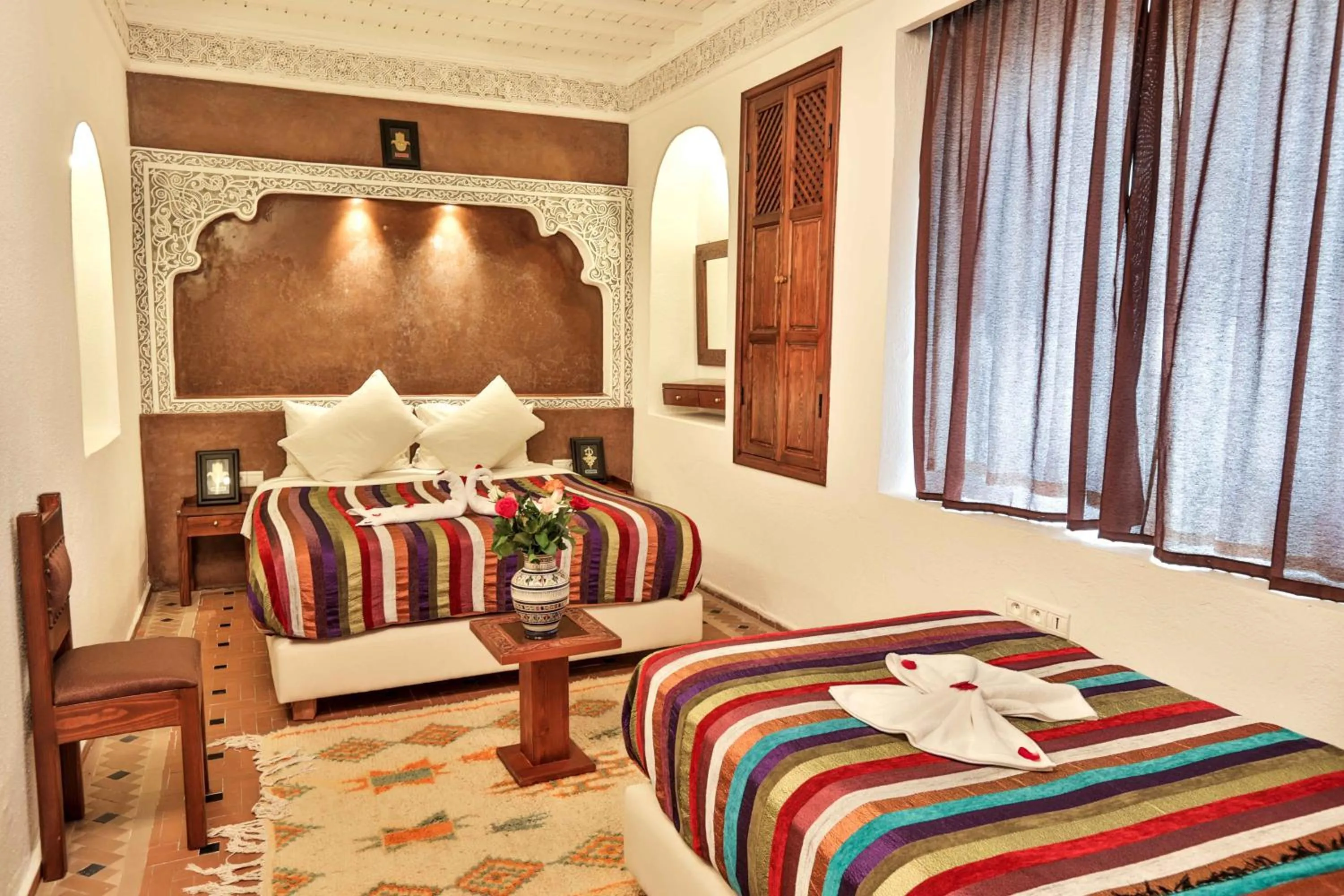 Bed in Riad Nakhla