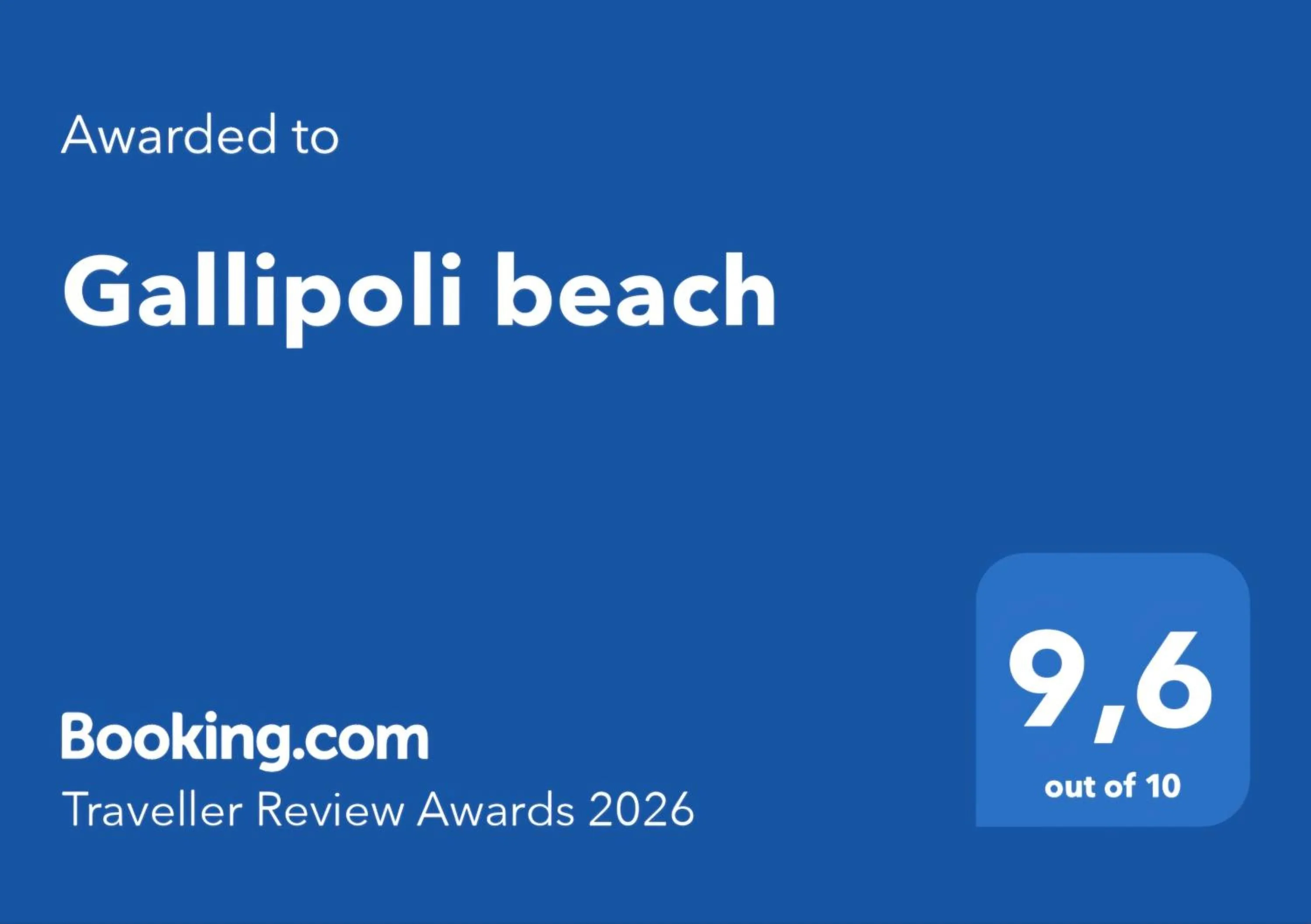 Gallipoli beach