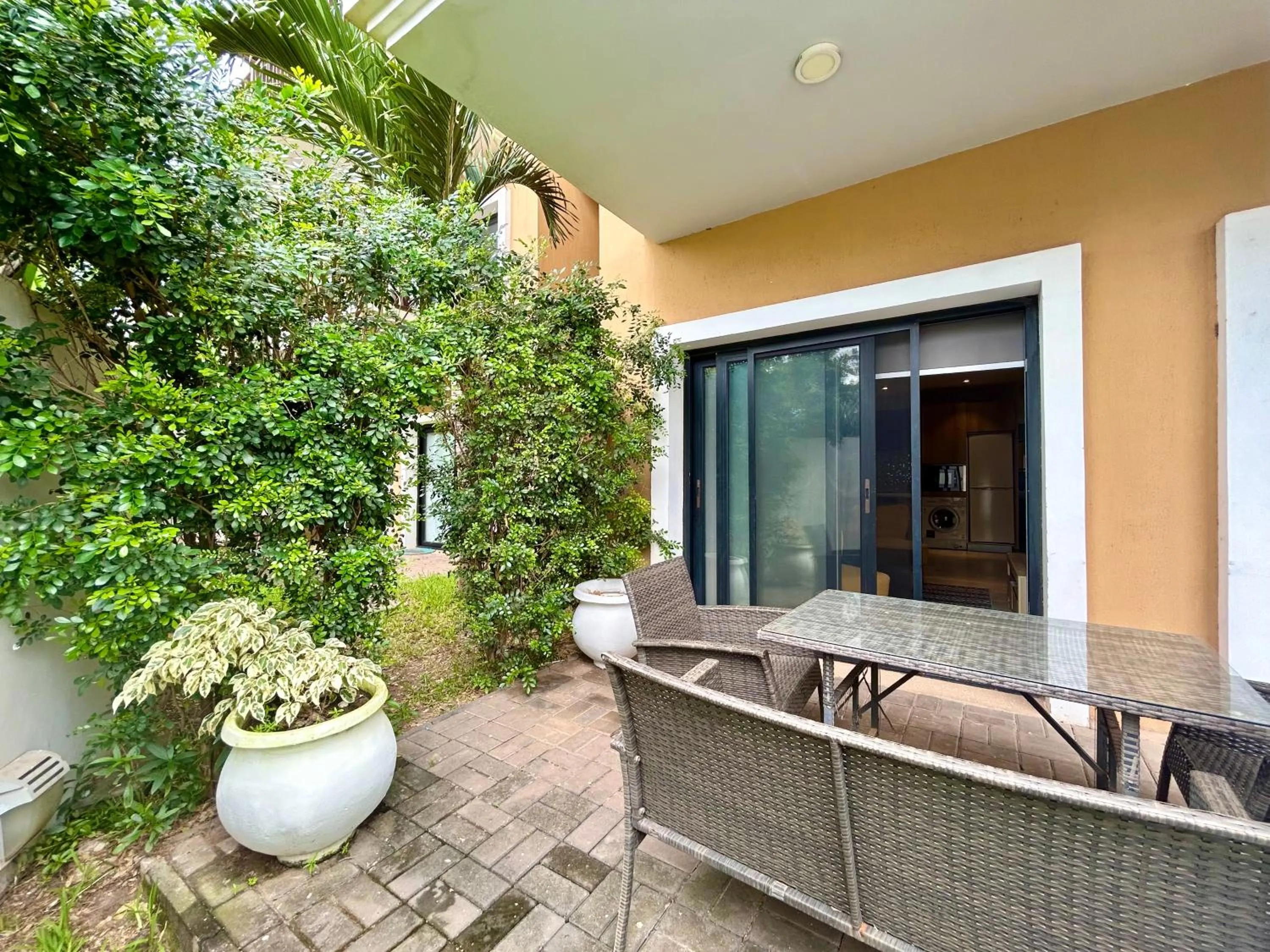 Patio in Forest View Apartments