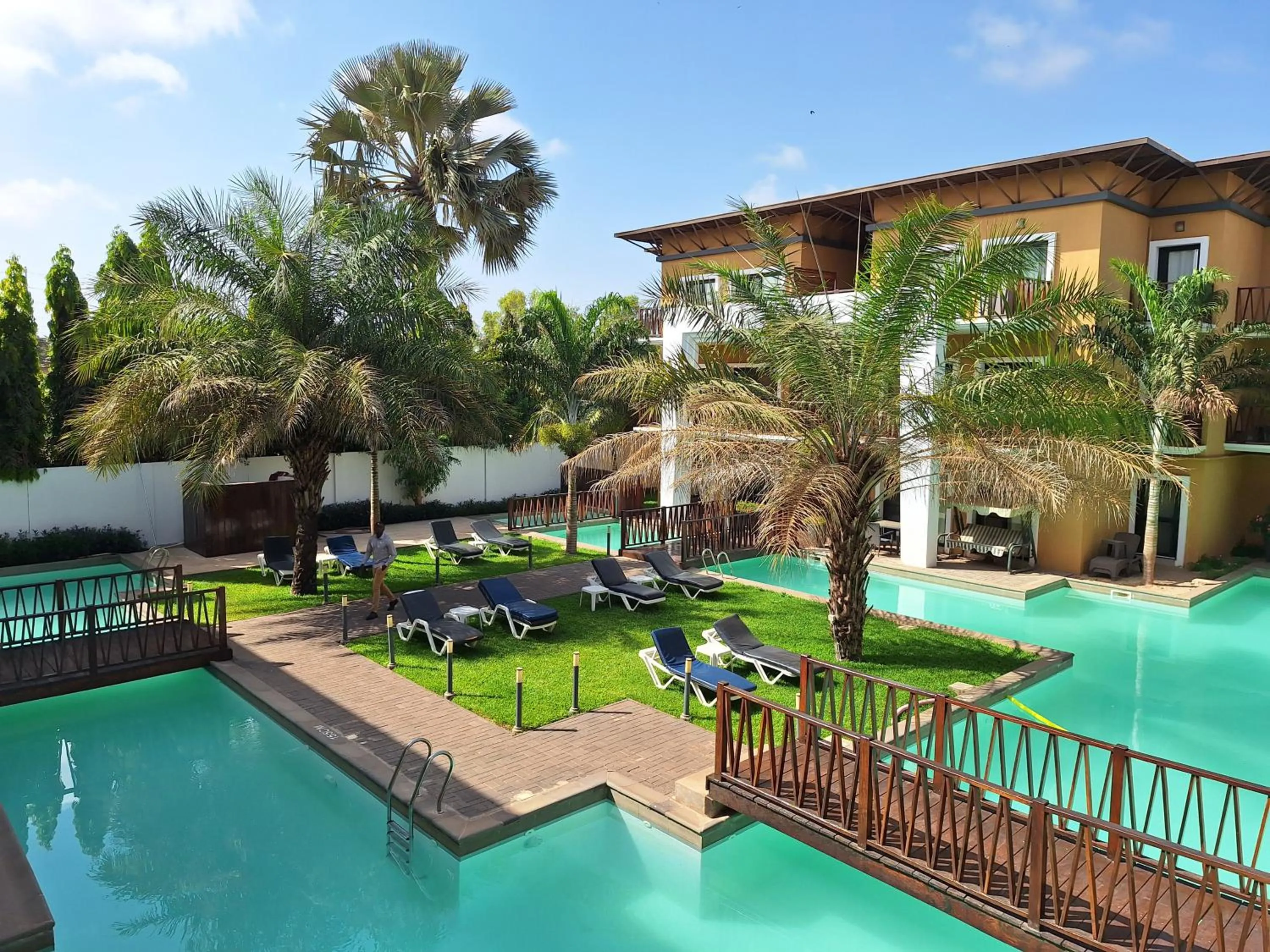 Garden view in Forest View Apartments