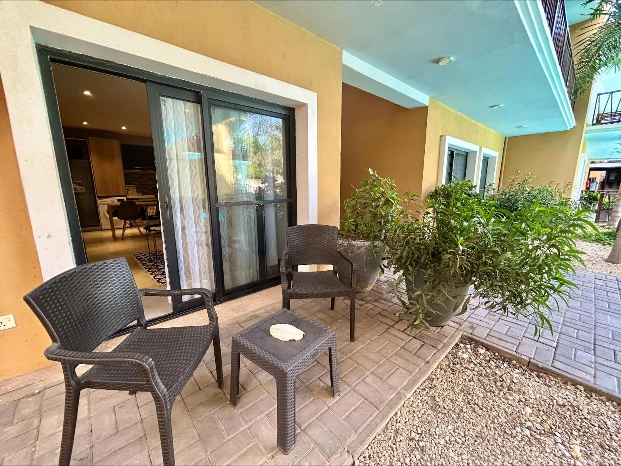 Patio in Forest View Apartments