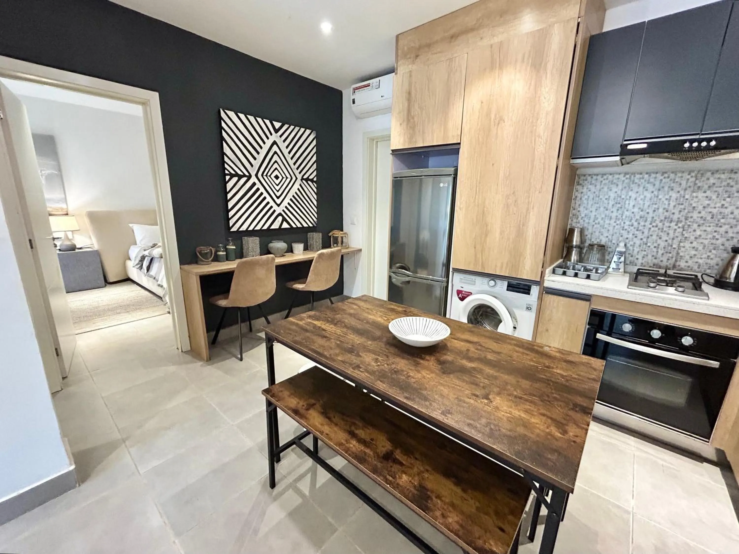 Kitchen or kitchenette in Forest View Apartments