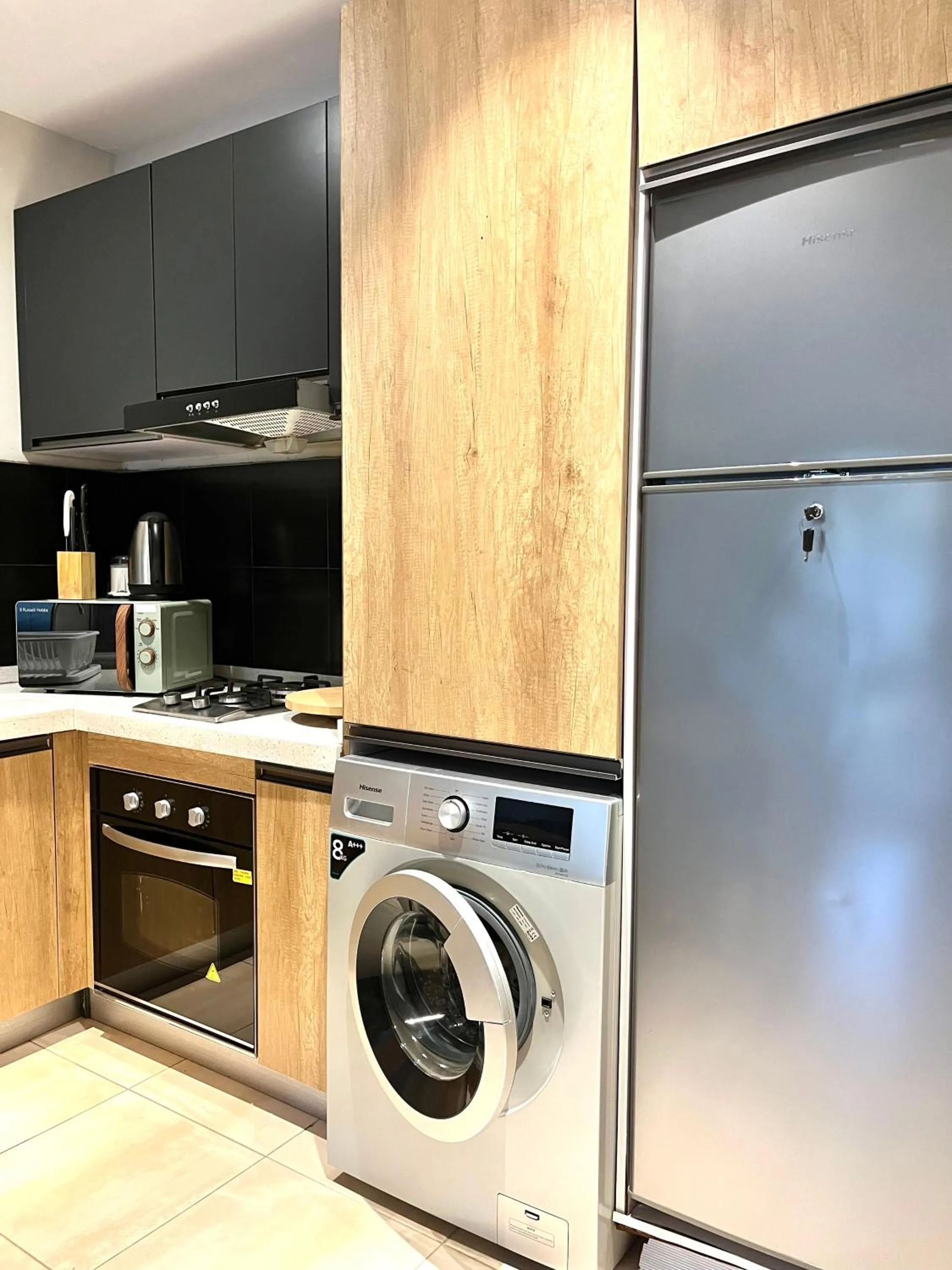 Kitchen or kitchenette in Forest View Apartments