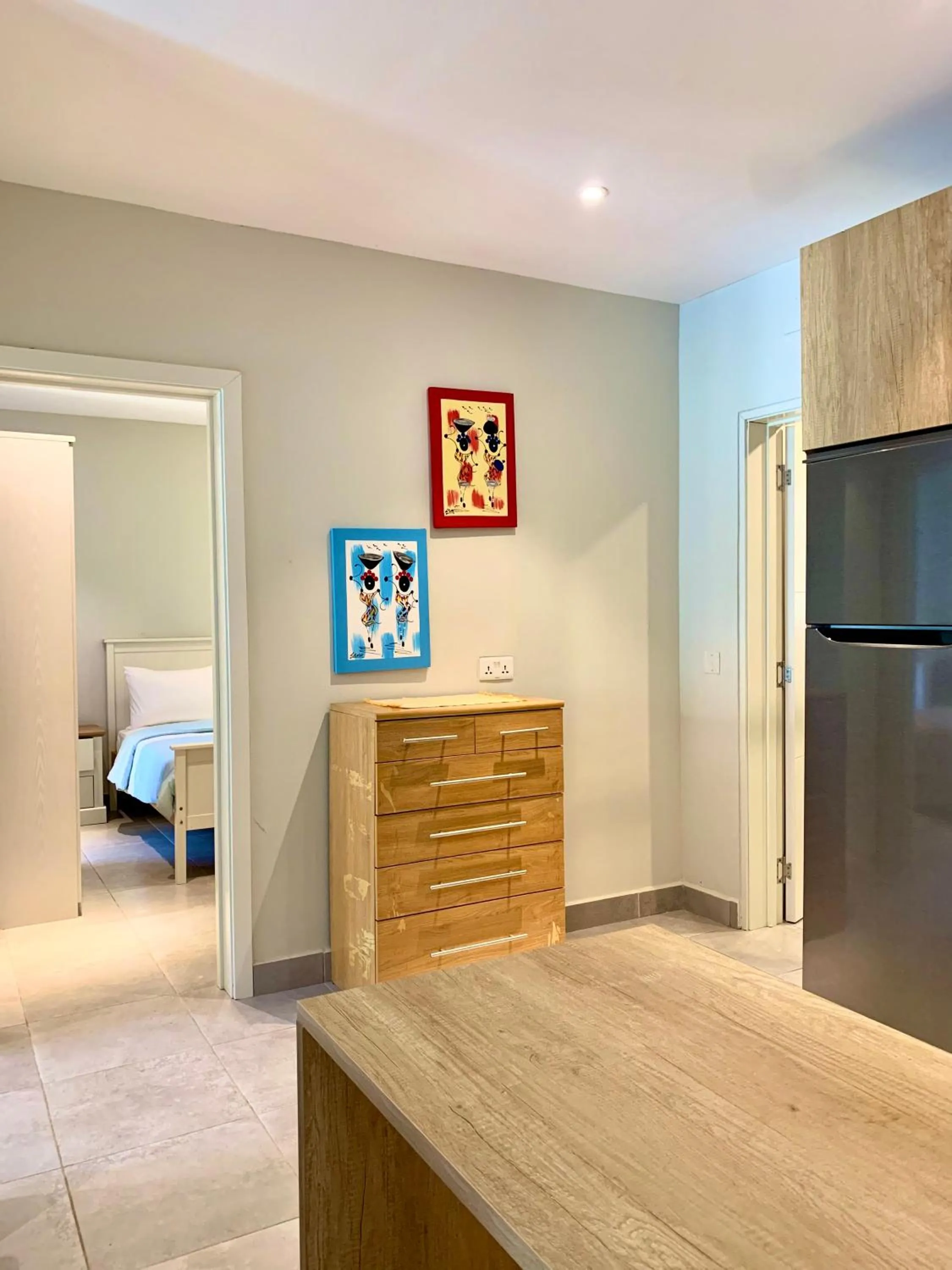 Living room in Forest View Apartments