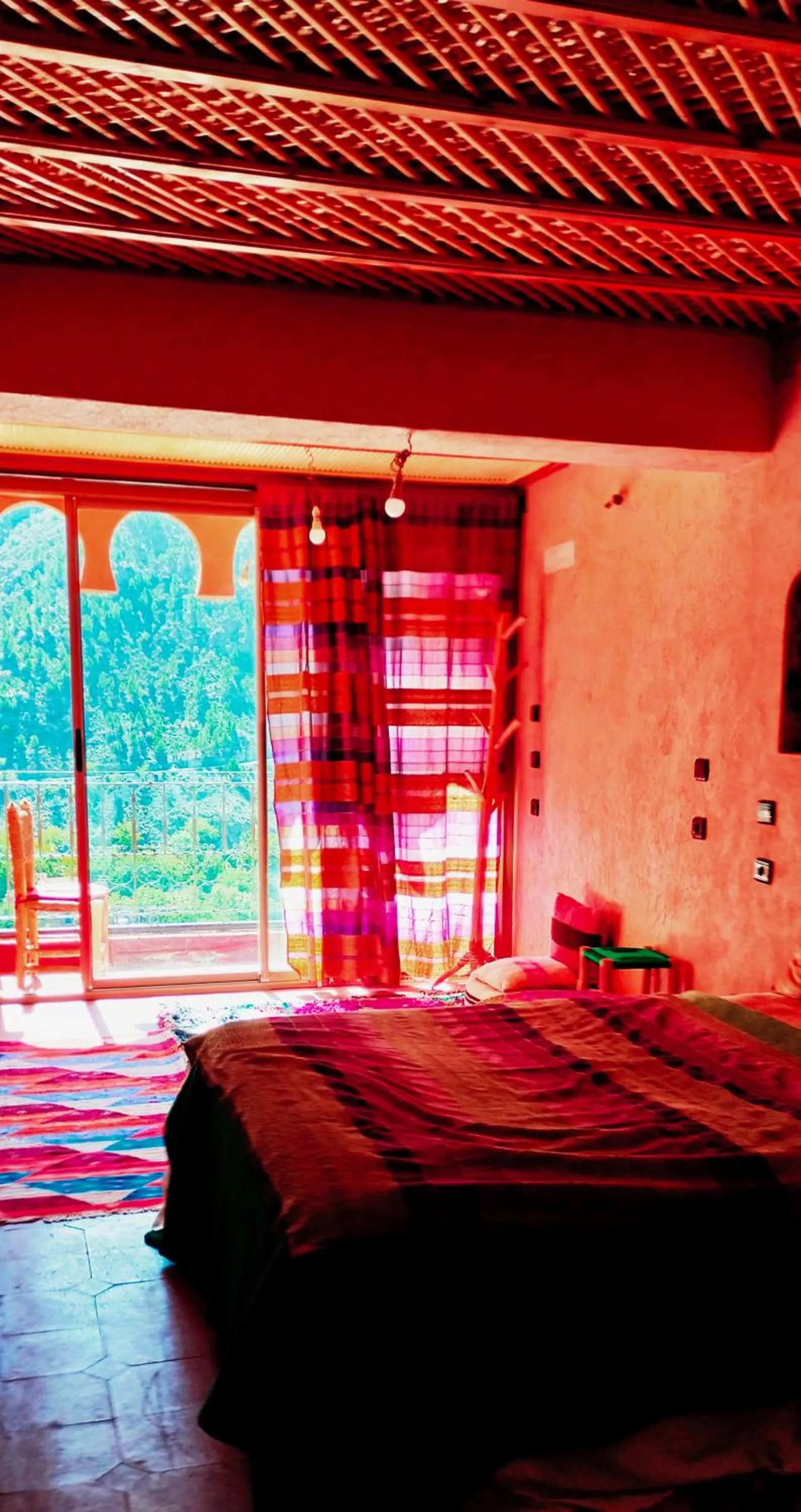 View (from property/room), Bed in RiadAtlasChateau