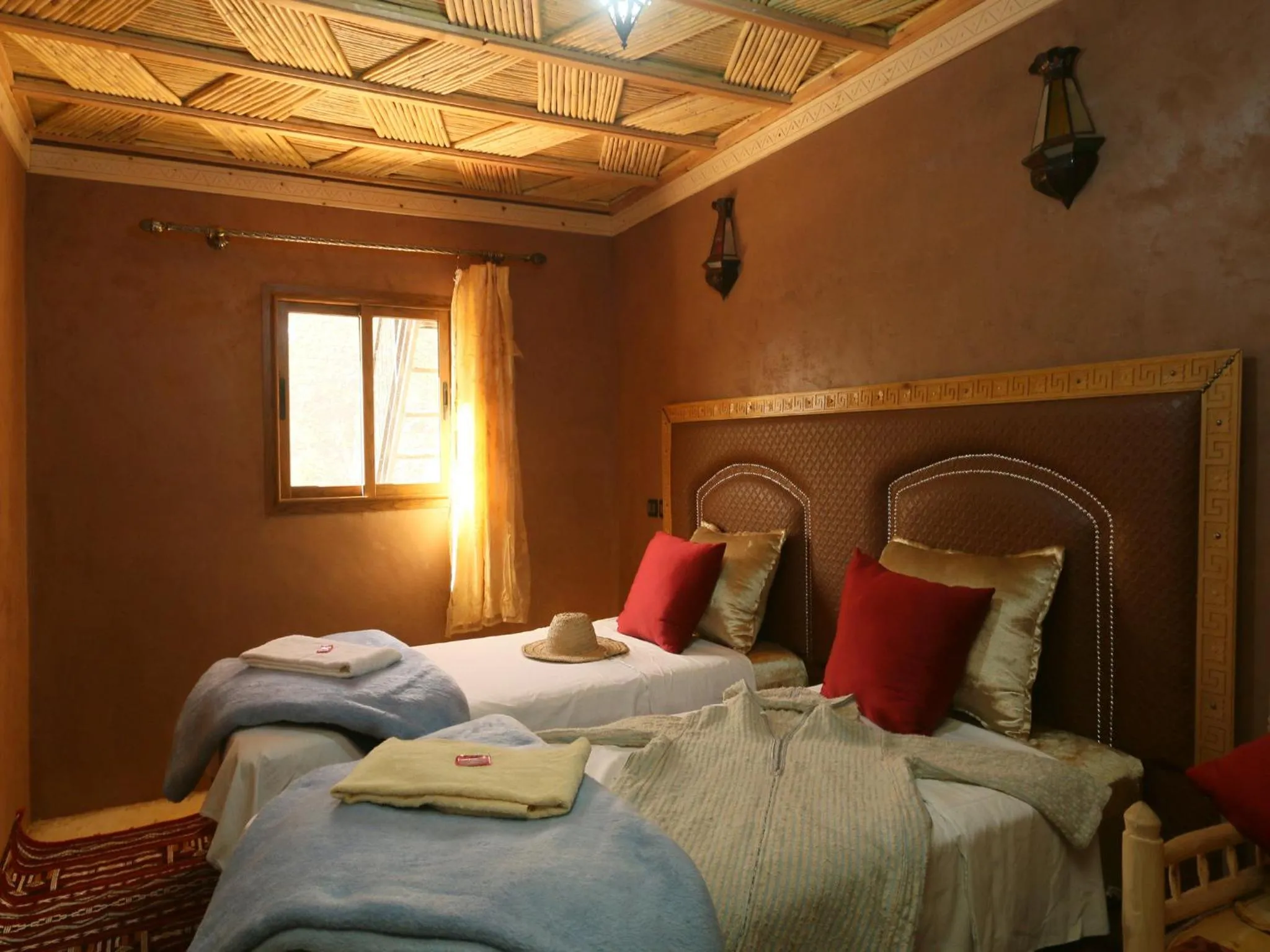 Bed in RiadAtlasChateau