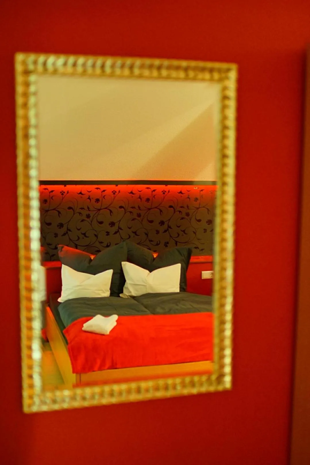 Photo of the whole room, Bed in TIPTOP Hotel am Hochrhein