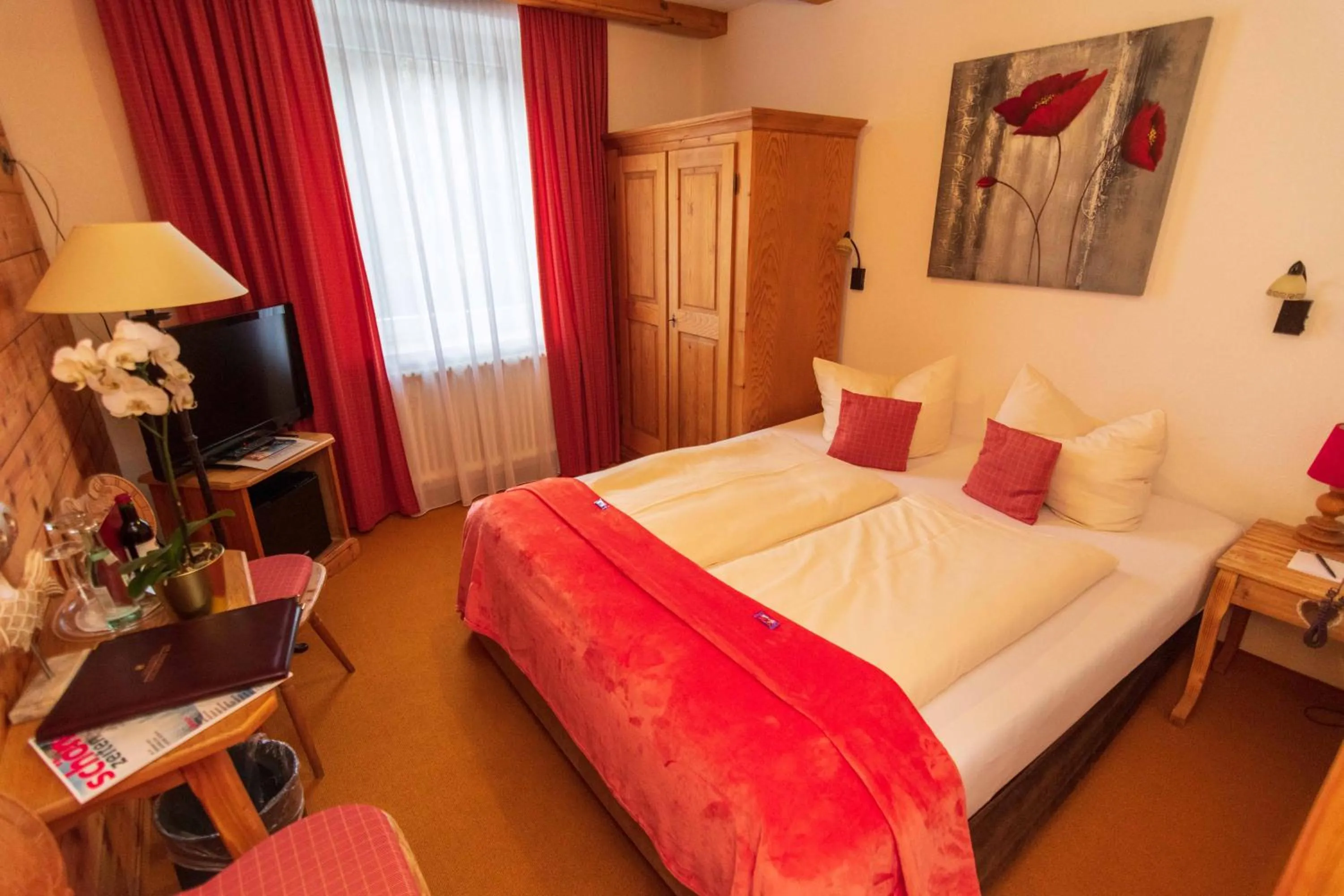 Bed in Seehotel Schlierseer Hof