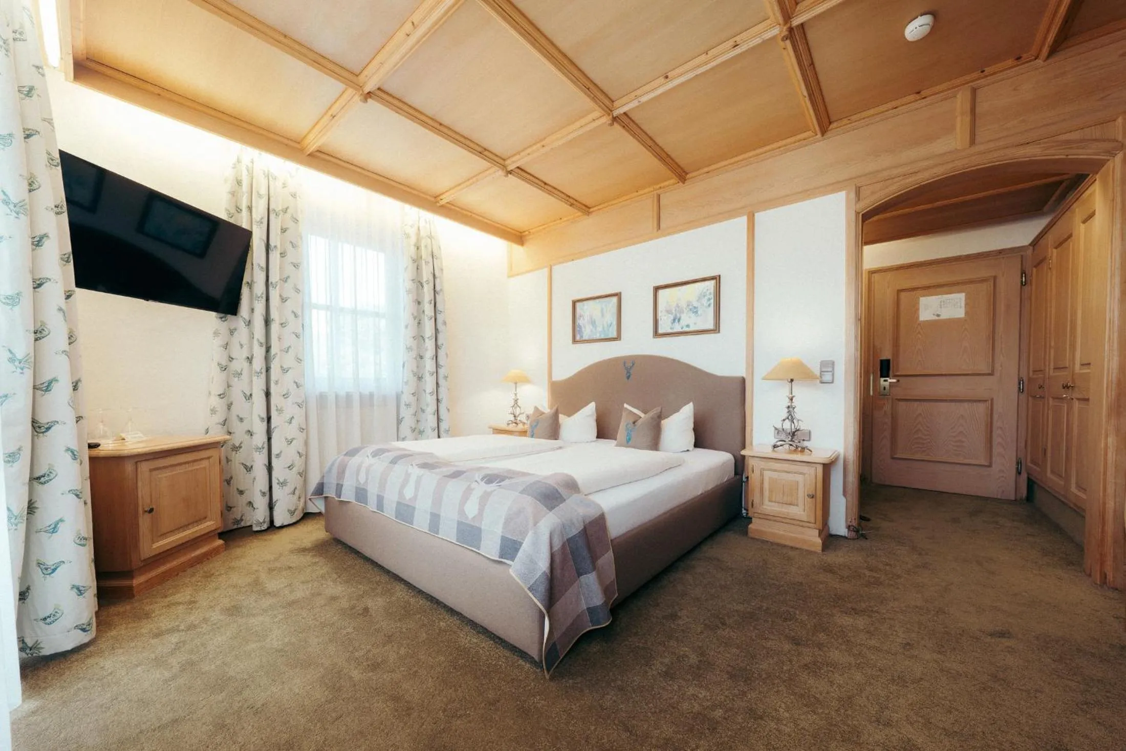 Bed in Seehotel Schlierseer Hof