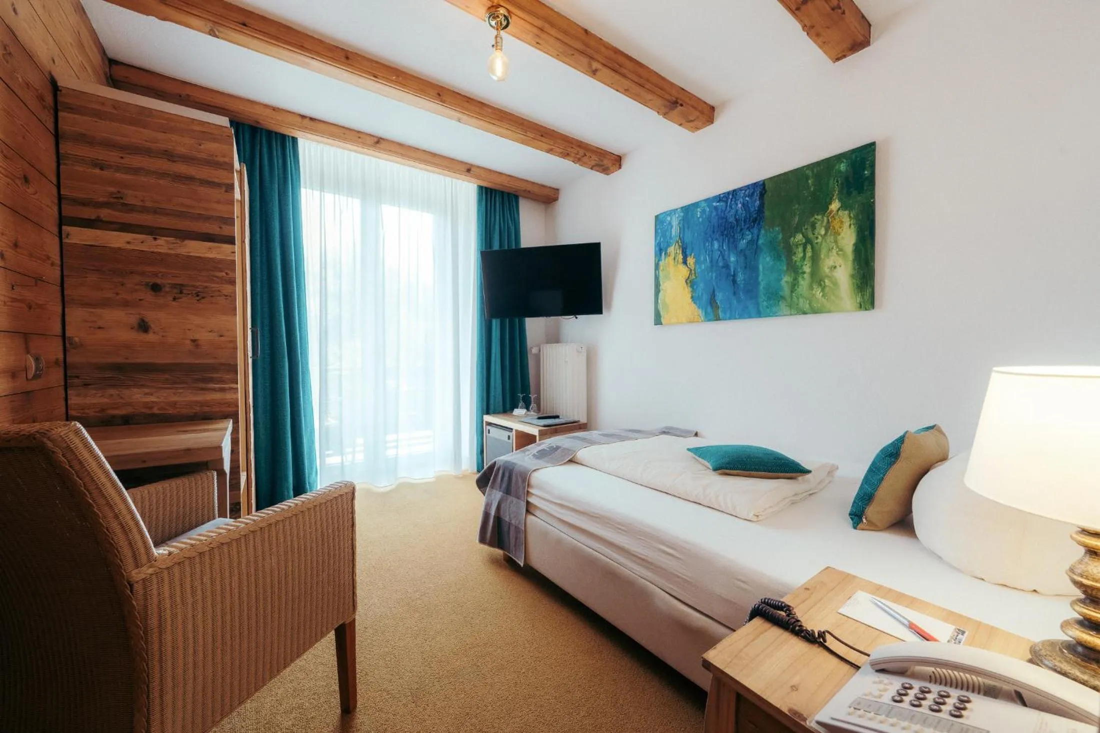 Bed in Seehotel Schlierseer Hof