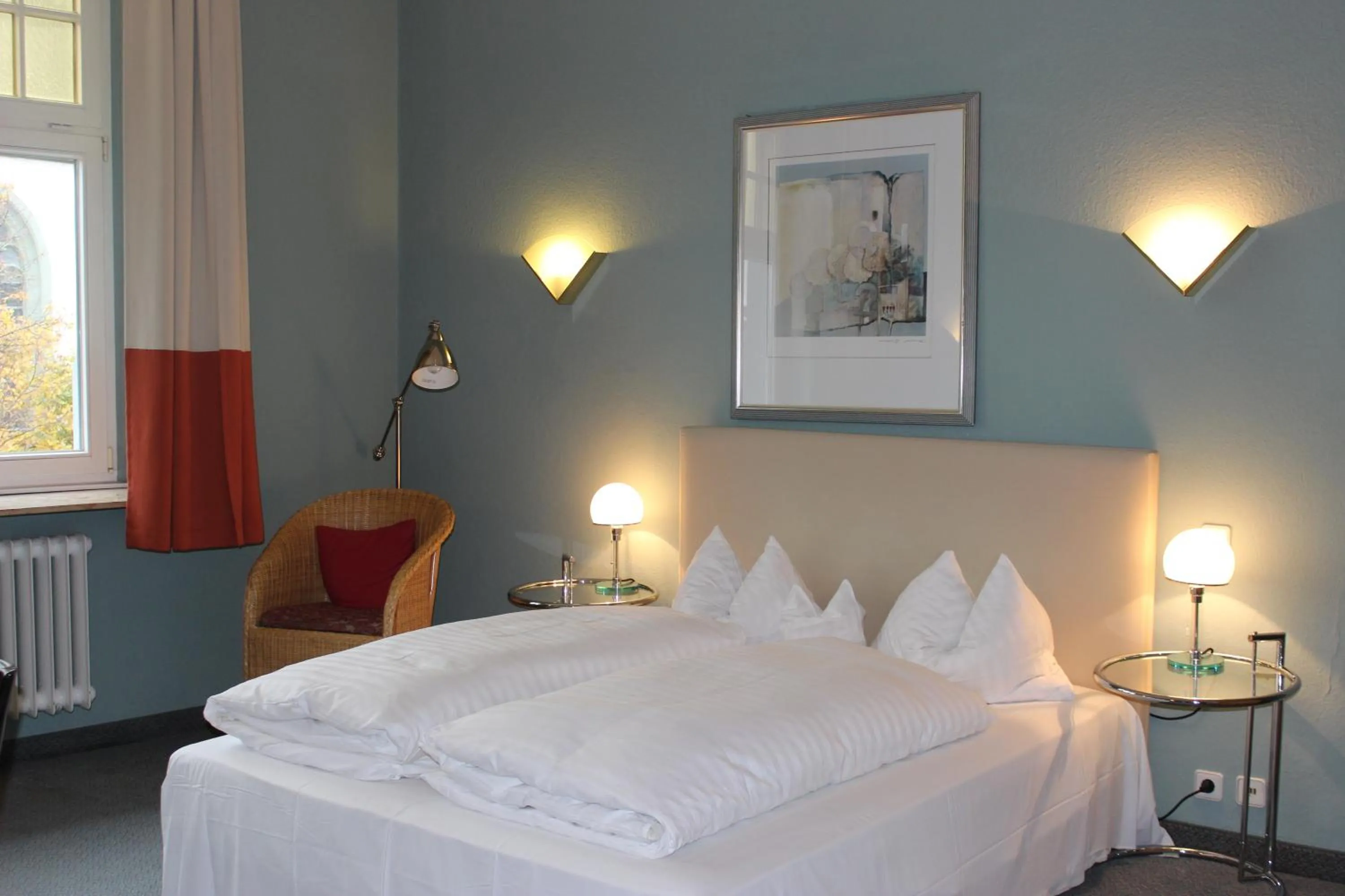 Bed in Hotel Drei Kronen