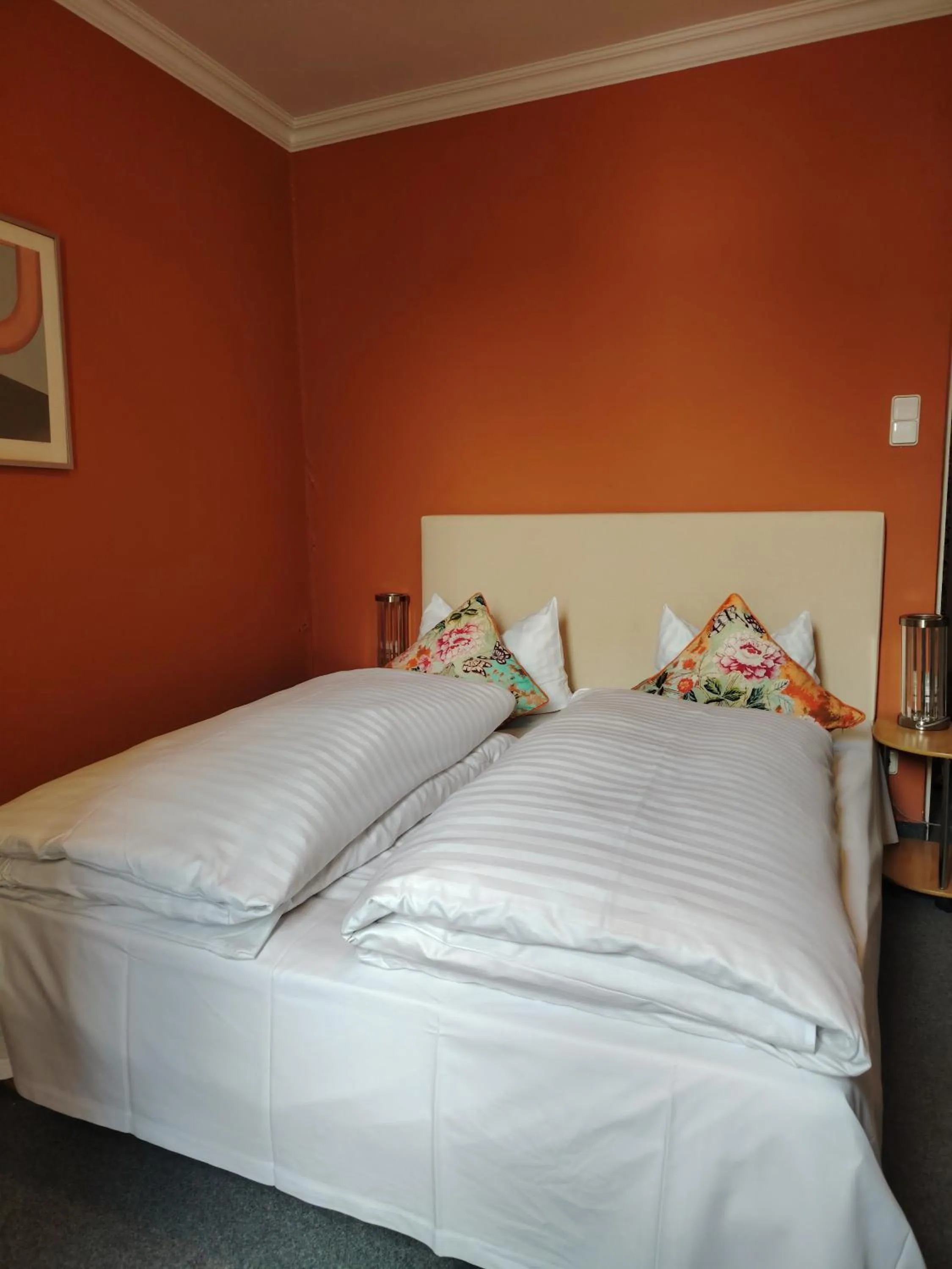 Bed in Hotel Drei Kronen